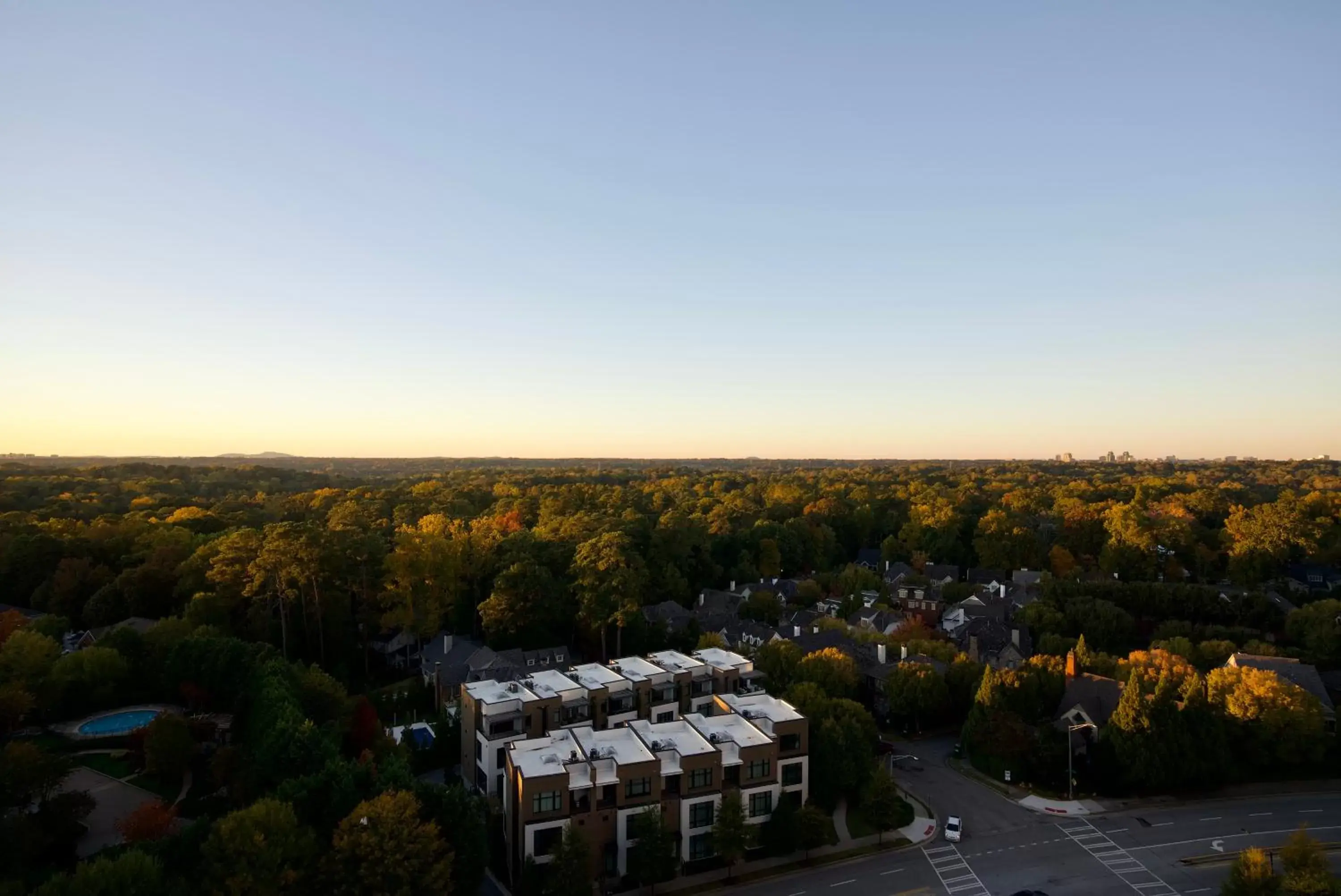 Natural landscape, Bird's-eye View in Nobu Hotel Atlanta