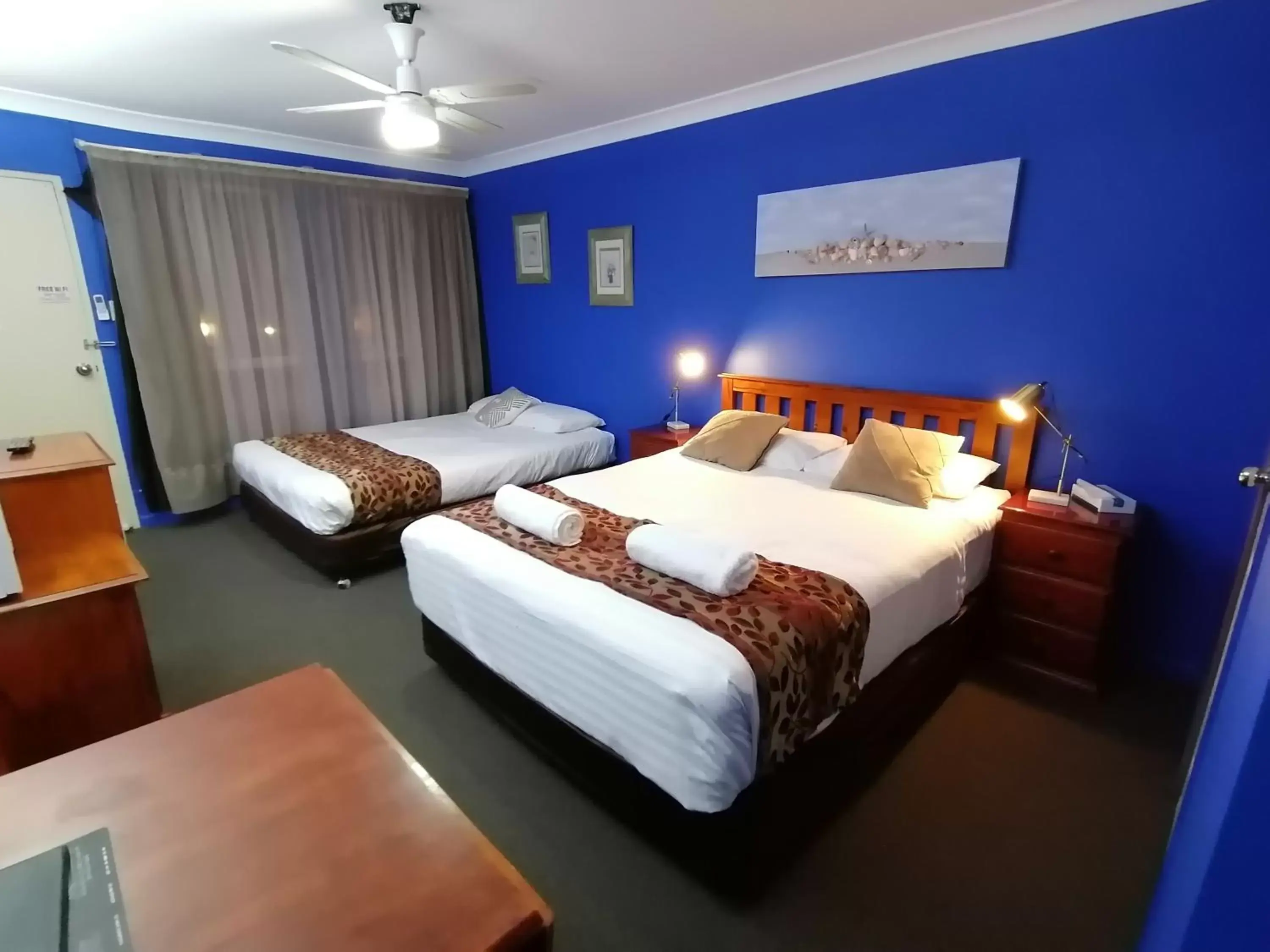 Bed in Aussie Rest Motel