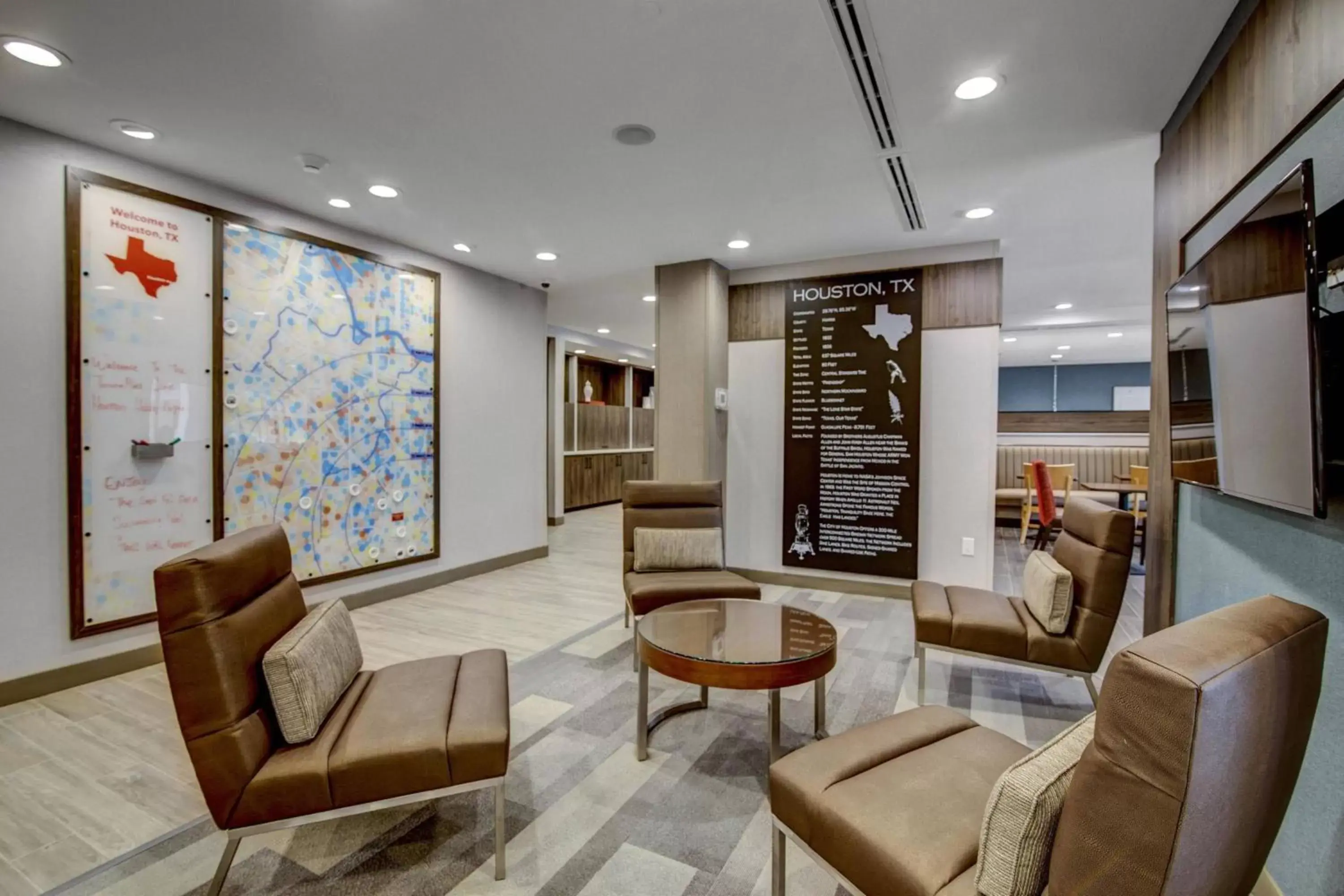 Lobby or reception, Seating Area in TownePlace Suites by Marriott Houston Hobby Airport