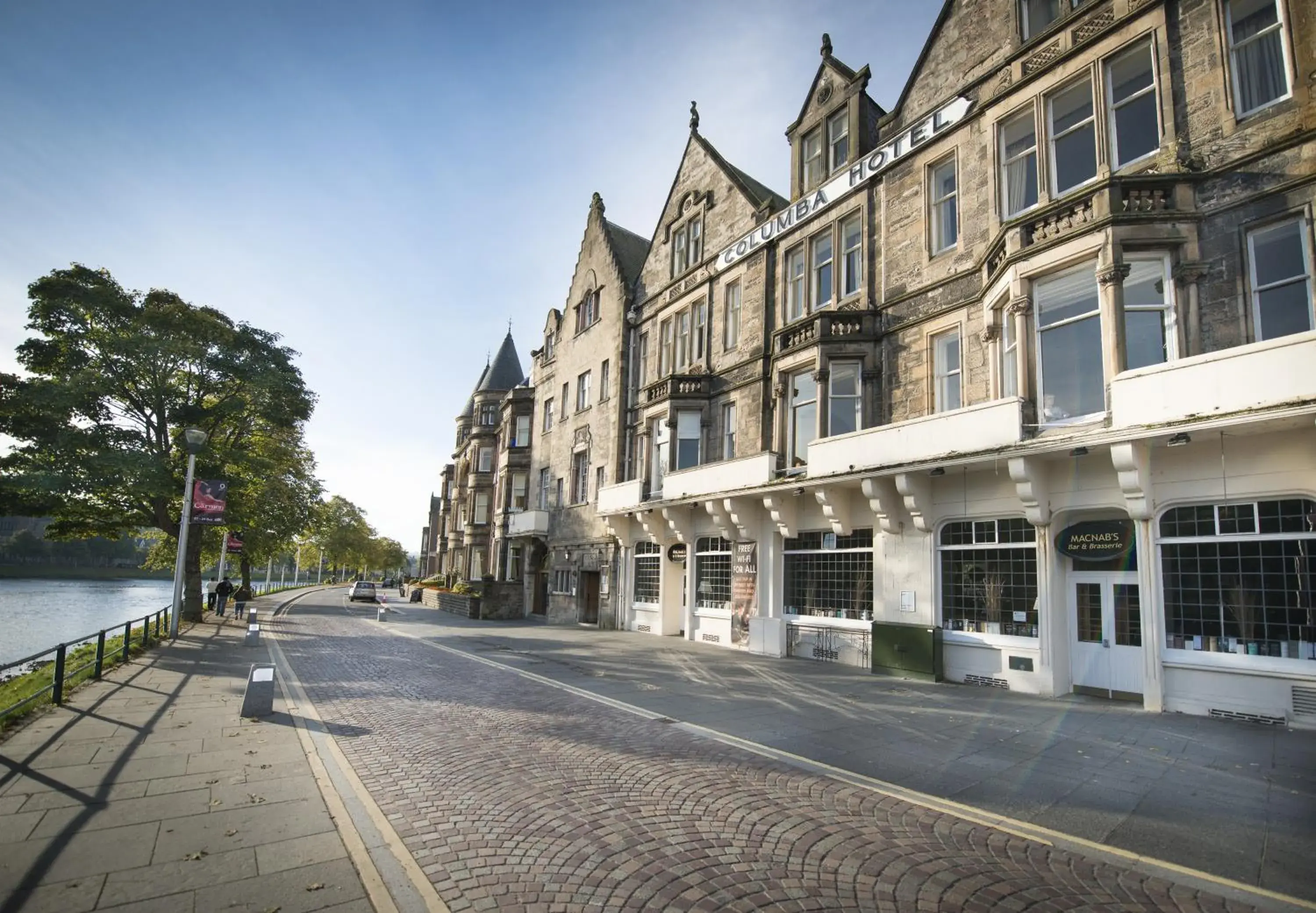 Facade/entrance in Columba Hotel Inverness by Compass Hospitality Facade/entrance in Columba Hotel Inverness by Compass Hospitality