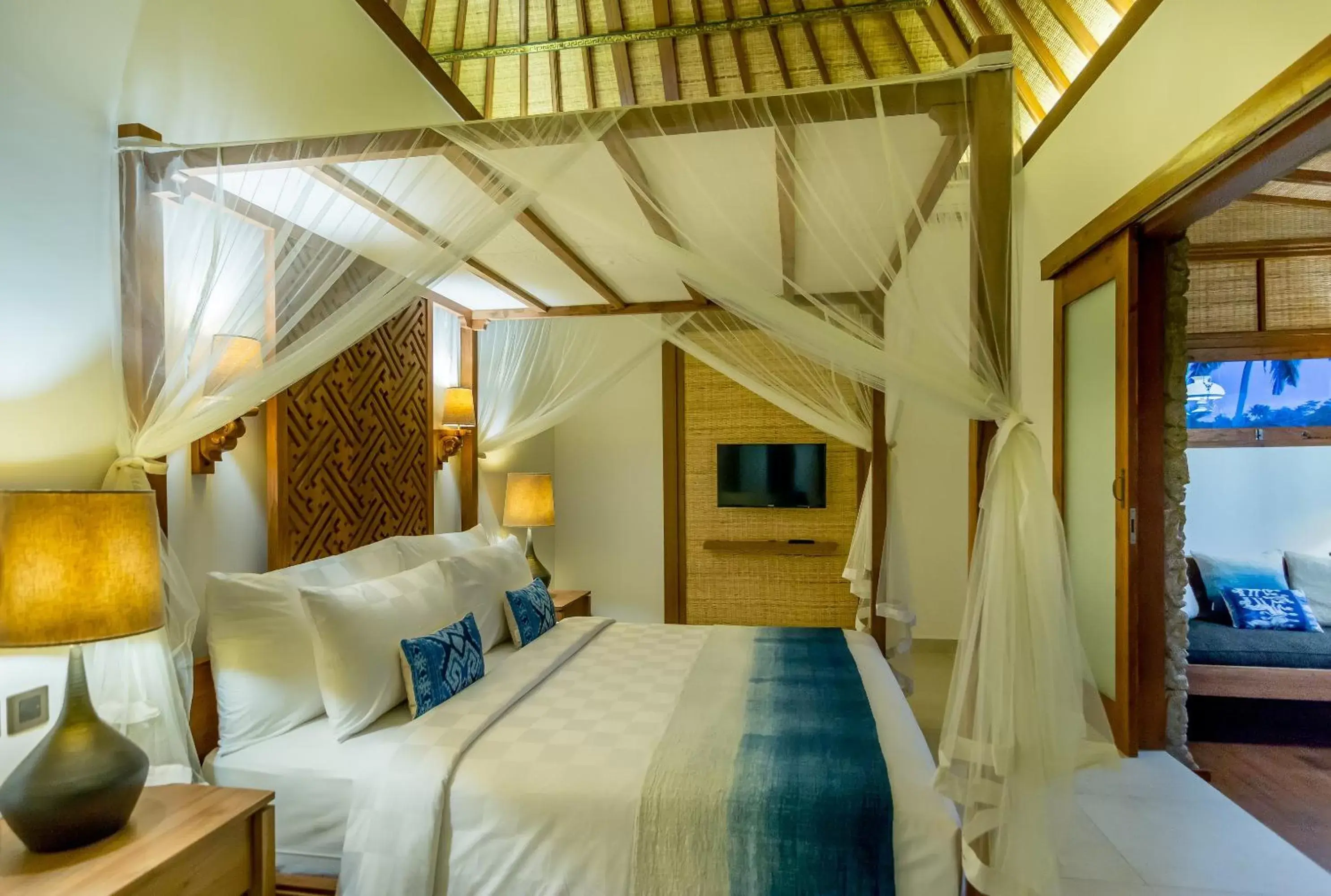 Bedroom, Bed in Ulun Ubud Resort - CHSE Certified