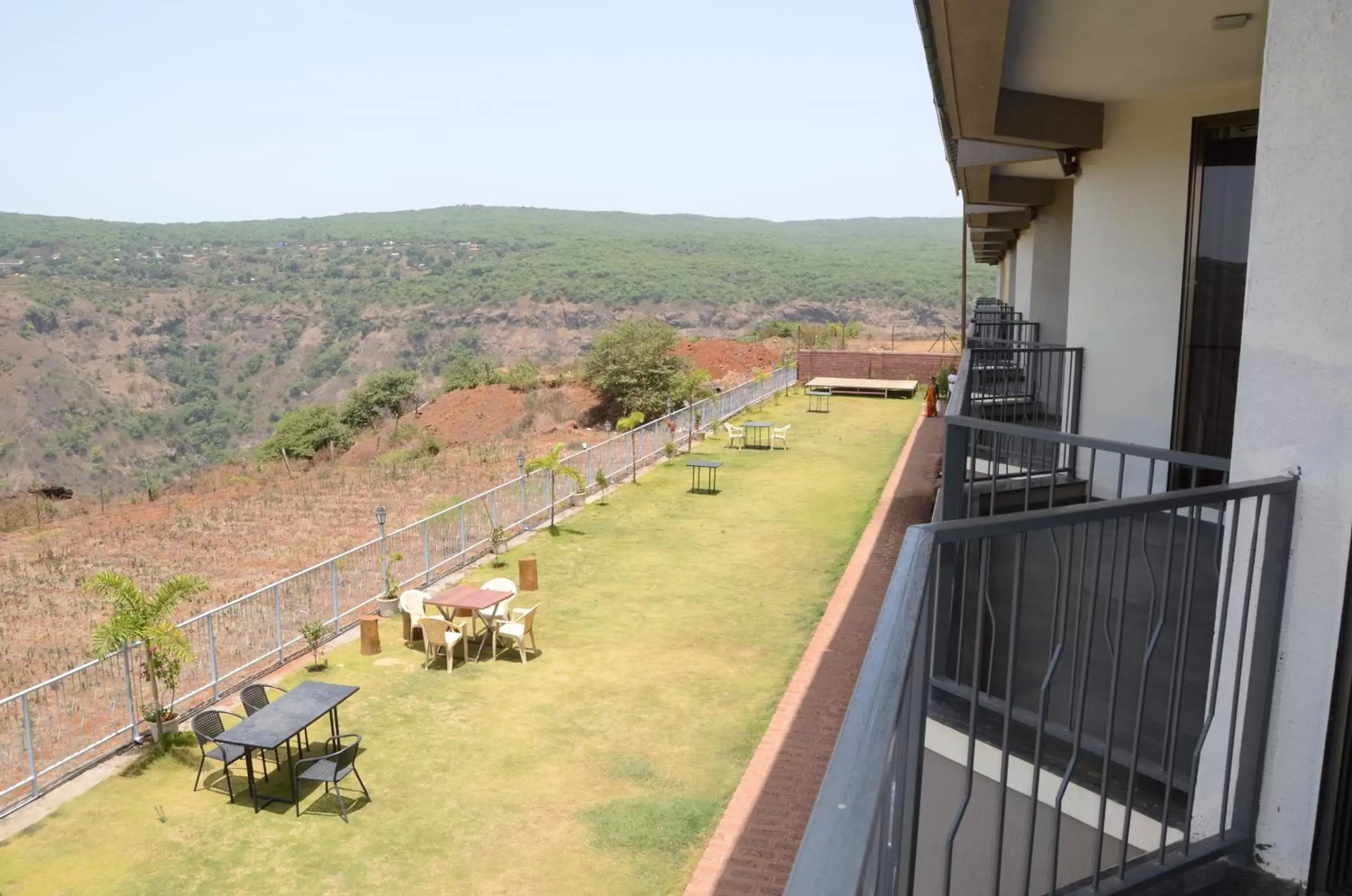 Mountain view in Mountain Breeze Resort, Mahabaleshwar Mountain view in Mountain Breeze Resort, Mahabaleshwar