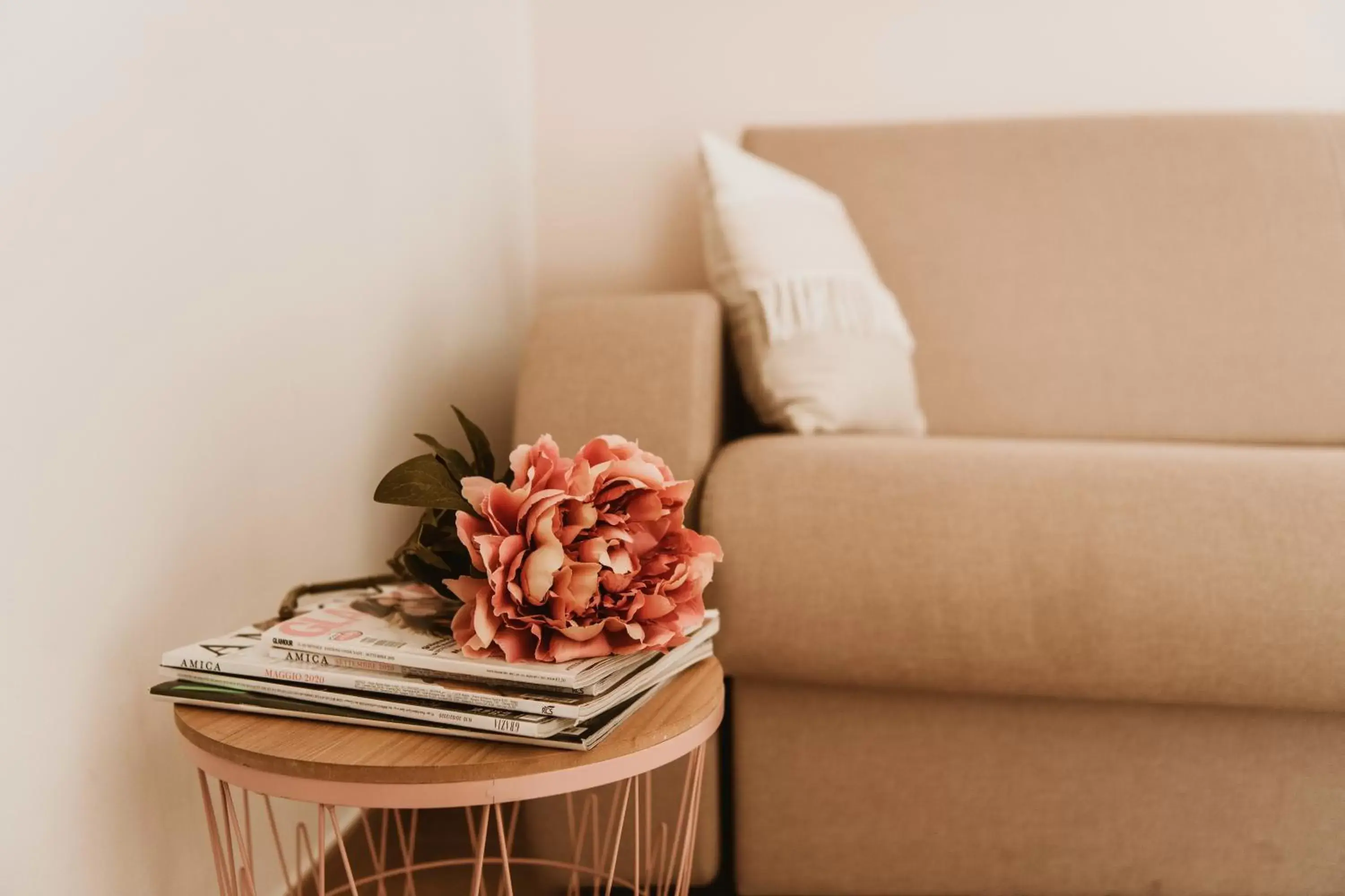 Decorative detail, Seating Area in Casa Romito