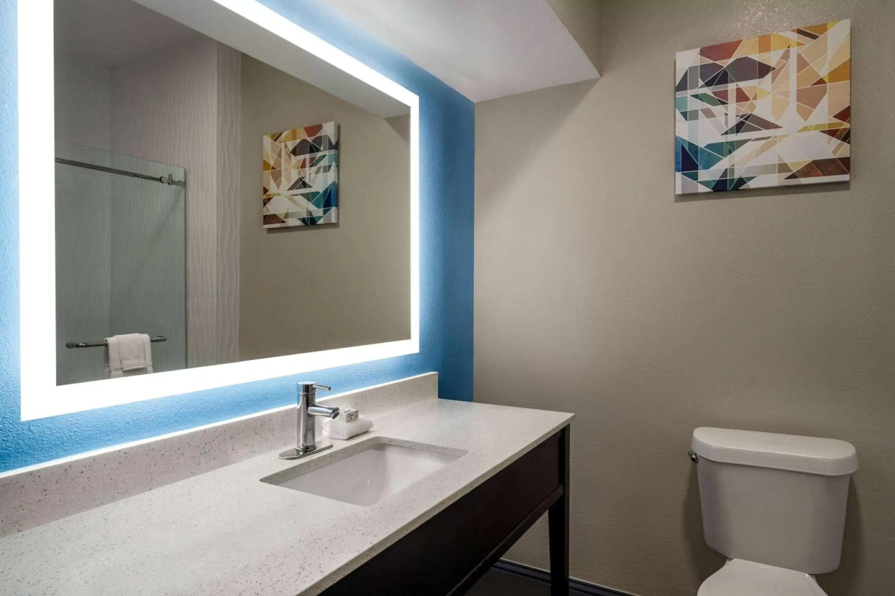 TV and multimedia, Bathroom in La Quinta by Wyndham Round Rock North