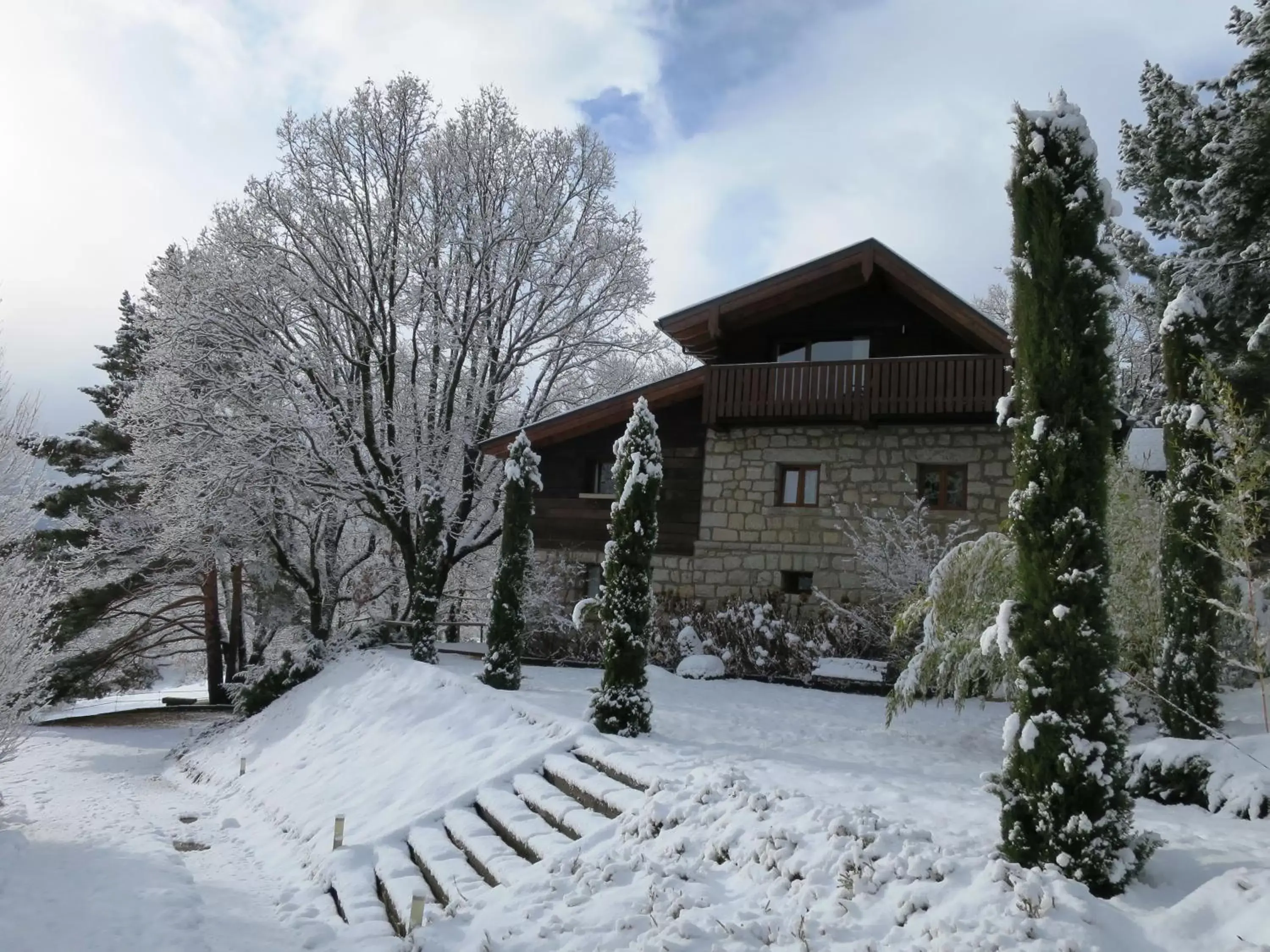 Property building, Winter in Hotel Rural Las Rozuelas