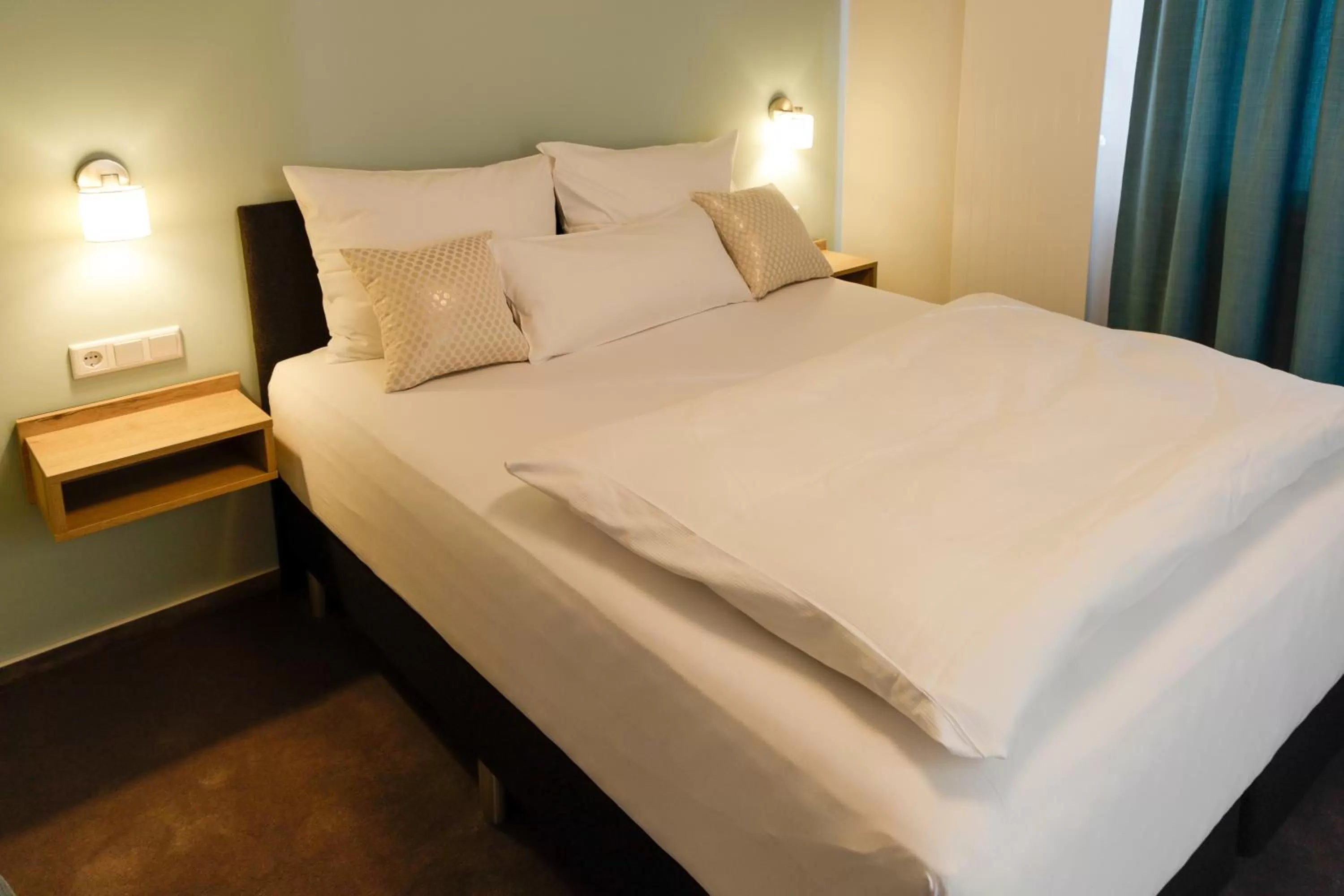 Bed in Hotel Brasserie Chaussee