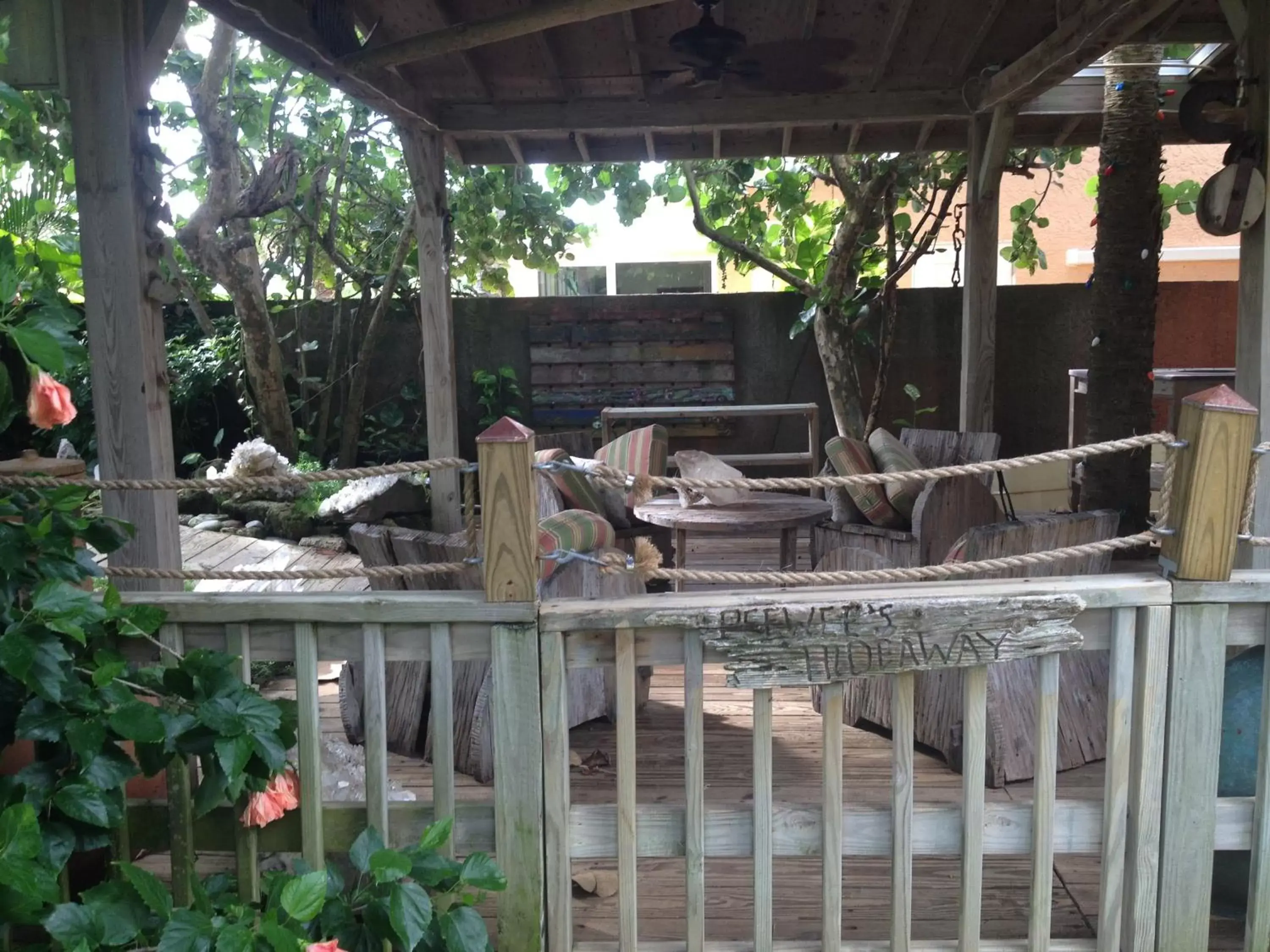 Patio in Beach Place Guesthouses