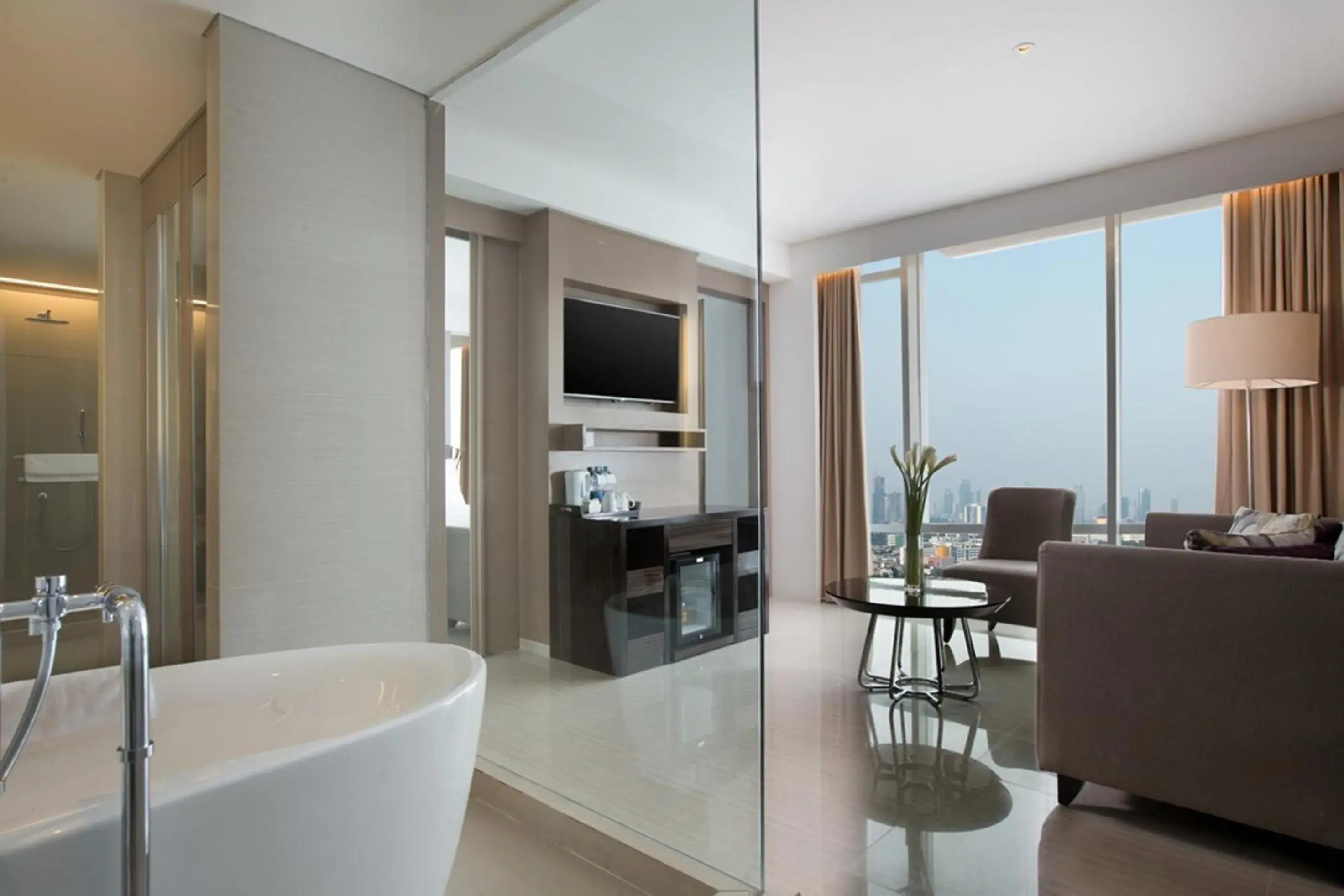 Bed in Hotel Santika Premiere Hayam Wuruk Jakarta Bed in Hotel Santika Premiere Hayam Wuruk Jakarta