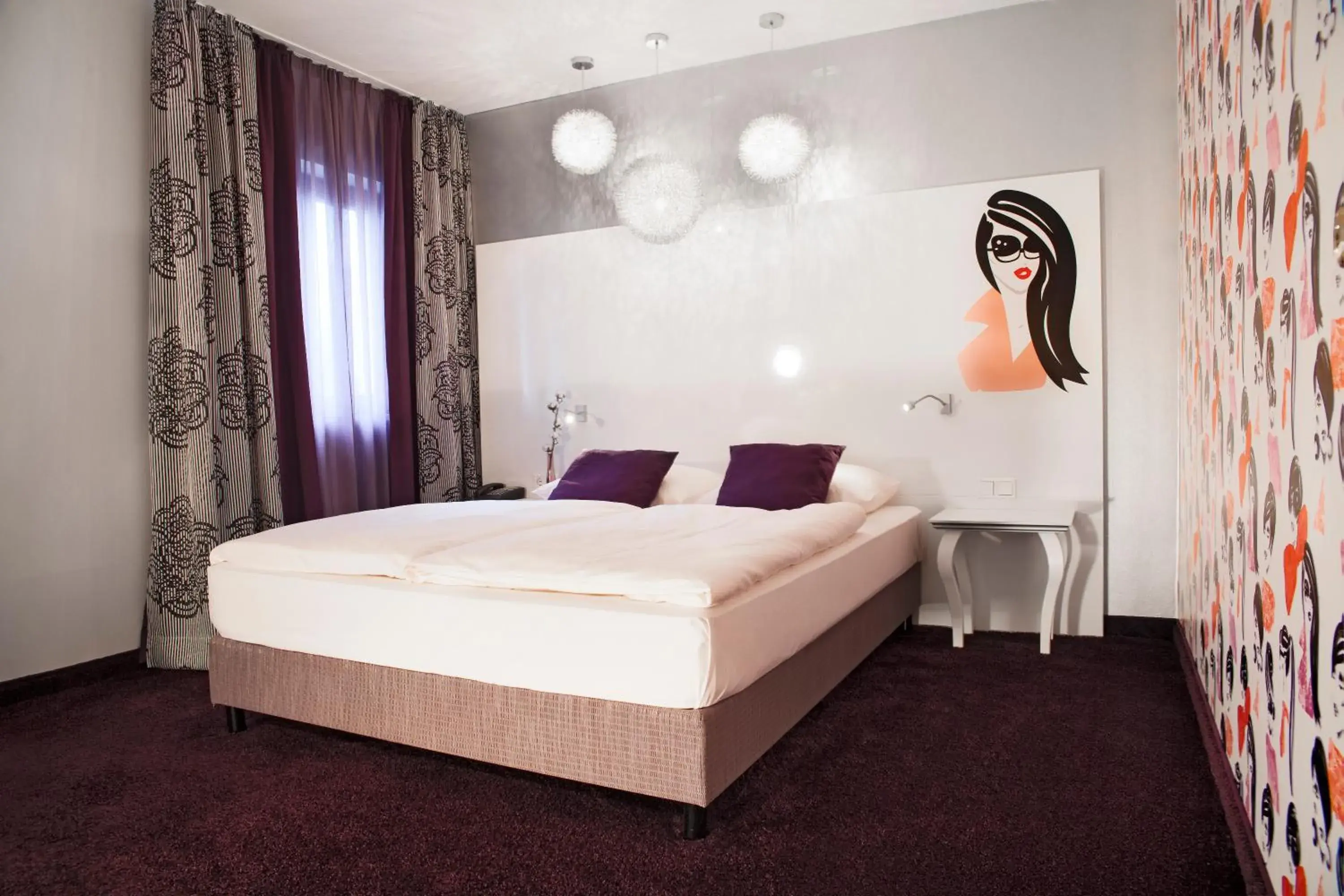 Bed in Ringhotel Reubel