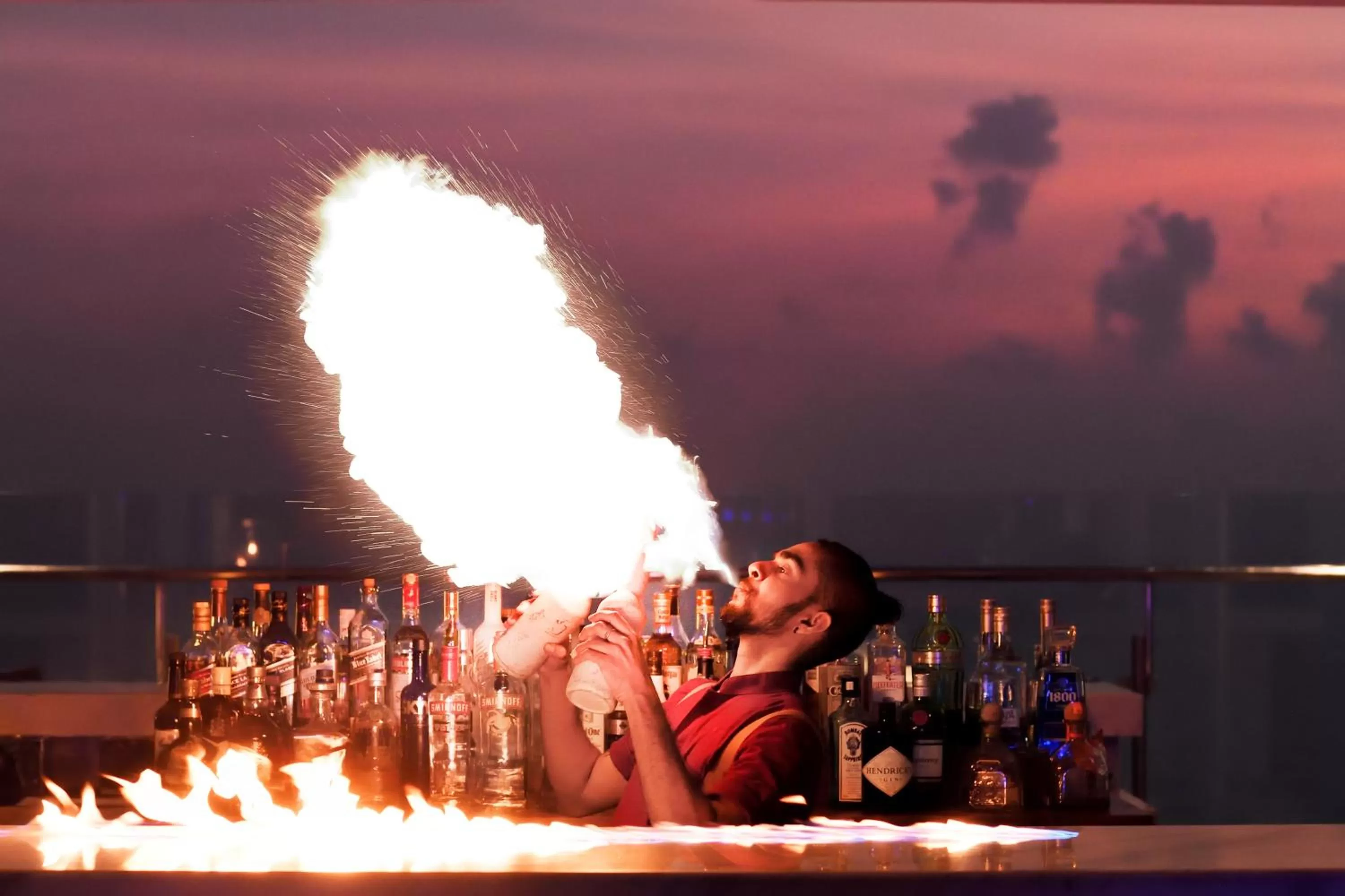 Staff in Mövenpick Hotel Colombo