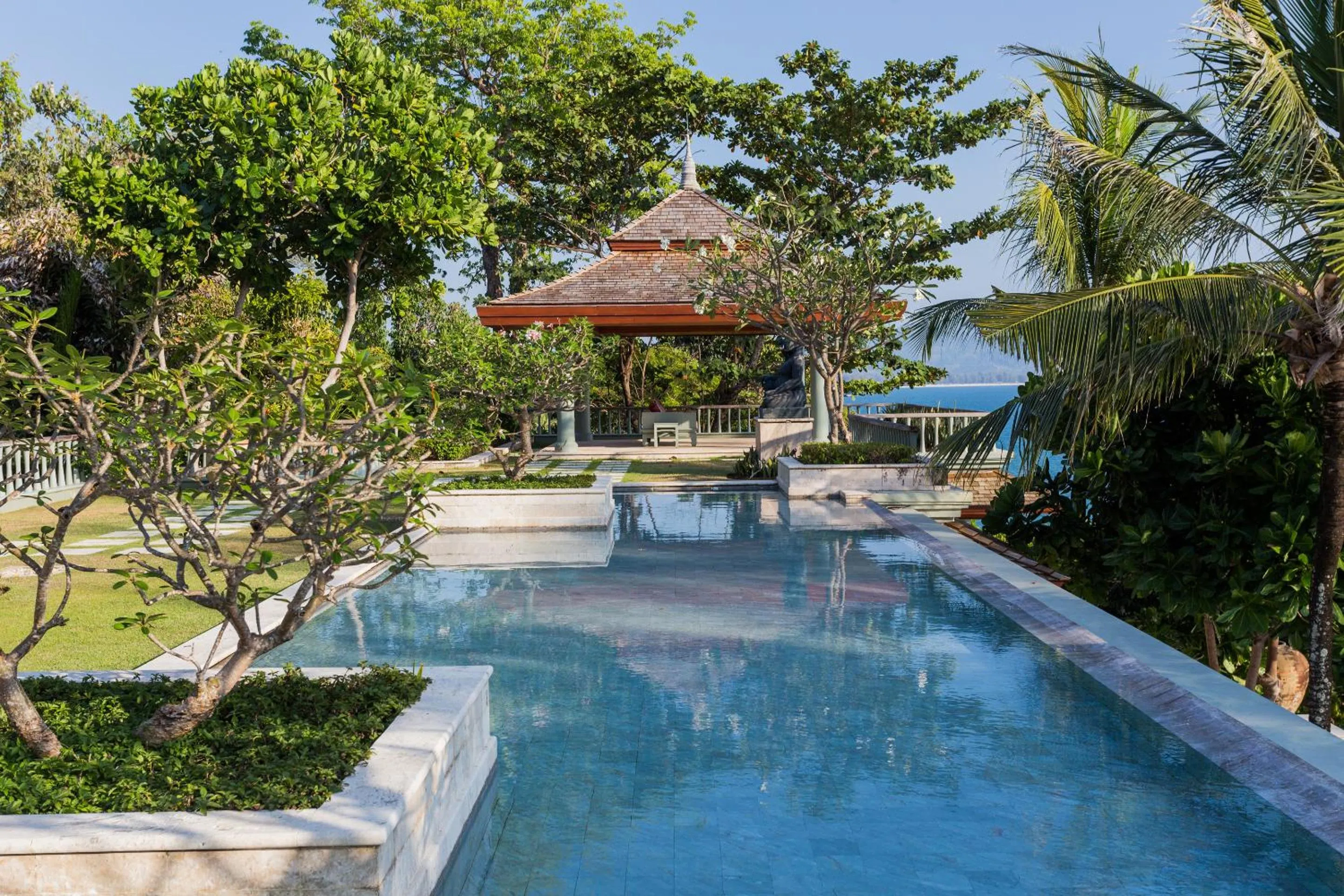 Swimming pool in Trisara Villas & Residences Phuket