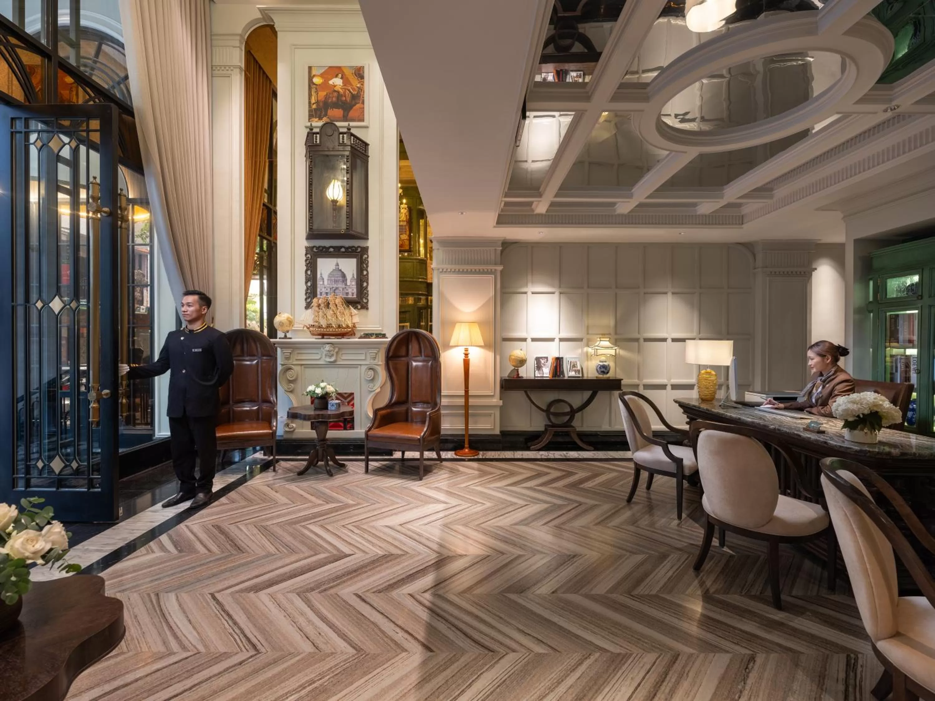 Lobby or reception in GRAND HOTEL du LAC Hanoi