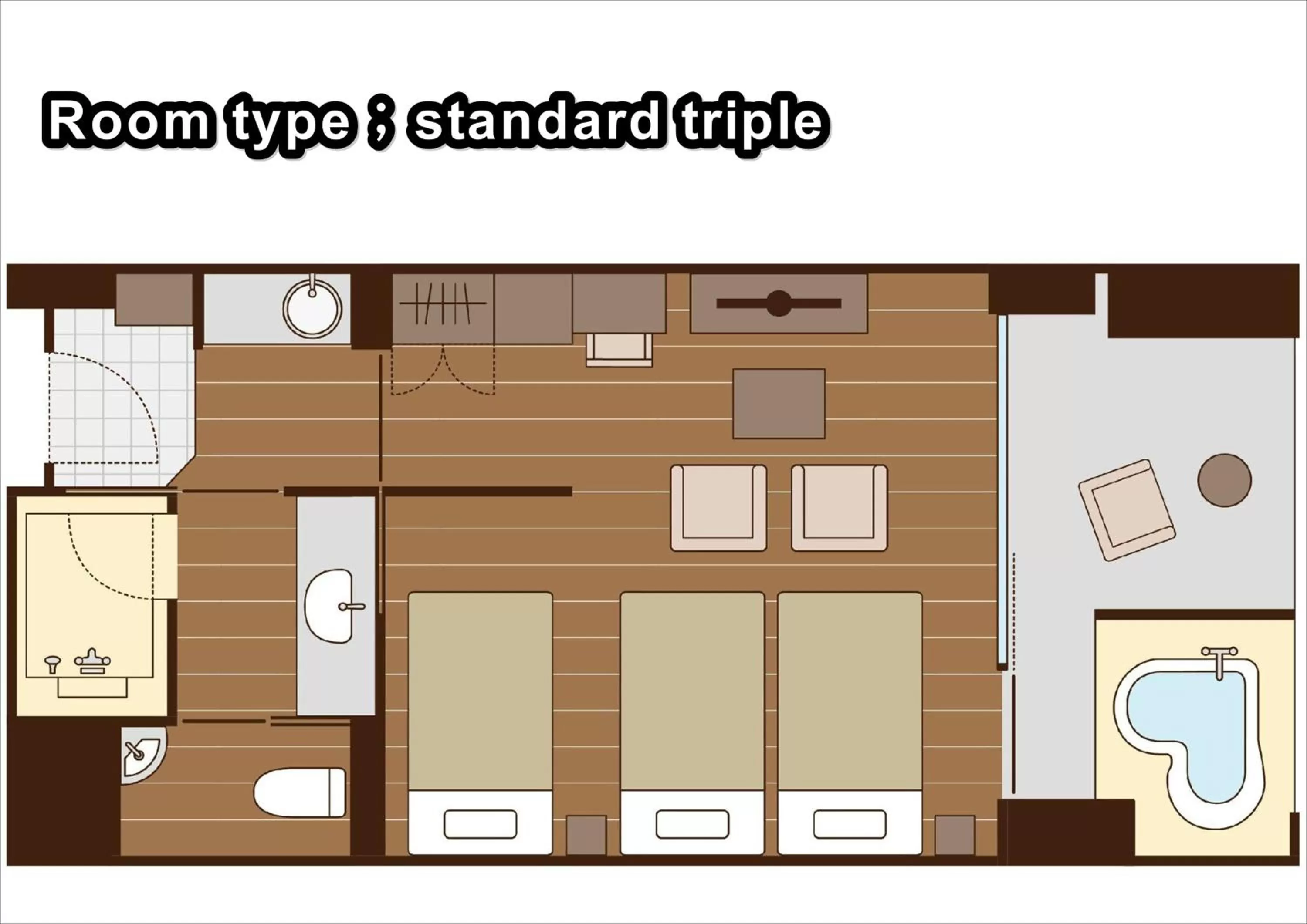 Floor plan in La Vista Kirishima Hills