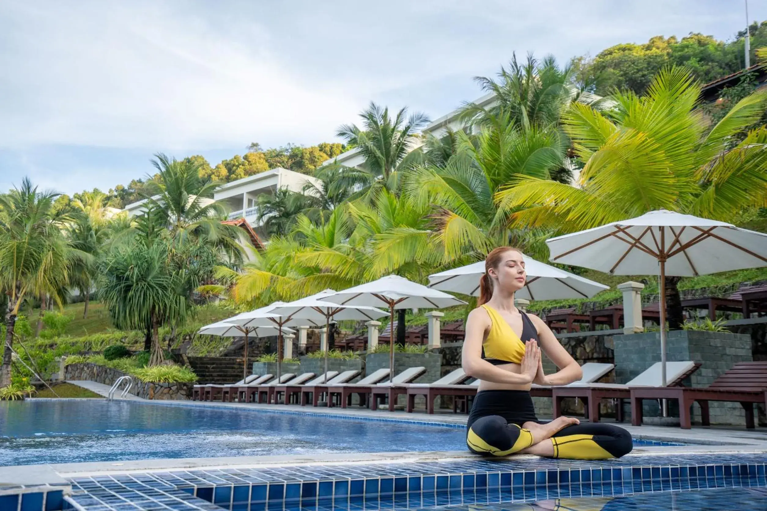 Natural landscape, Swimming Pool in Sea Sense Resort