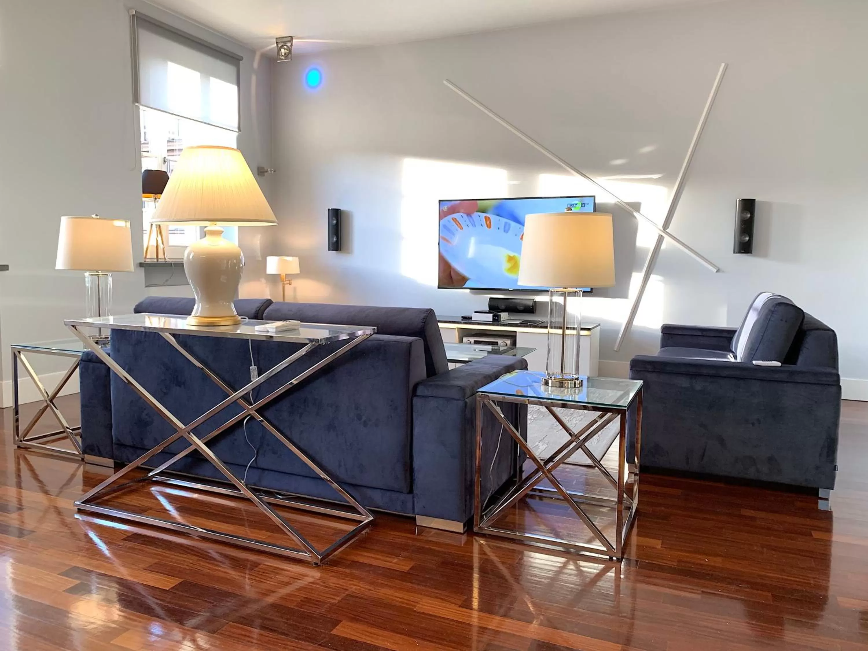 Living room in Luxury Apartments MONDRIAN Market Square III