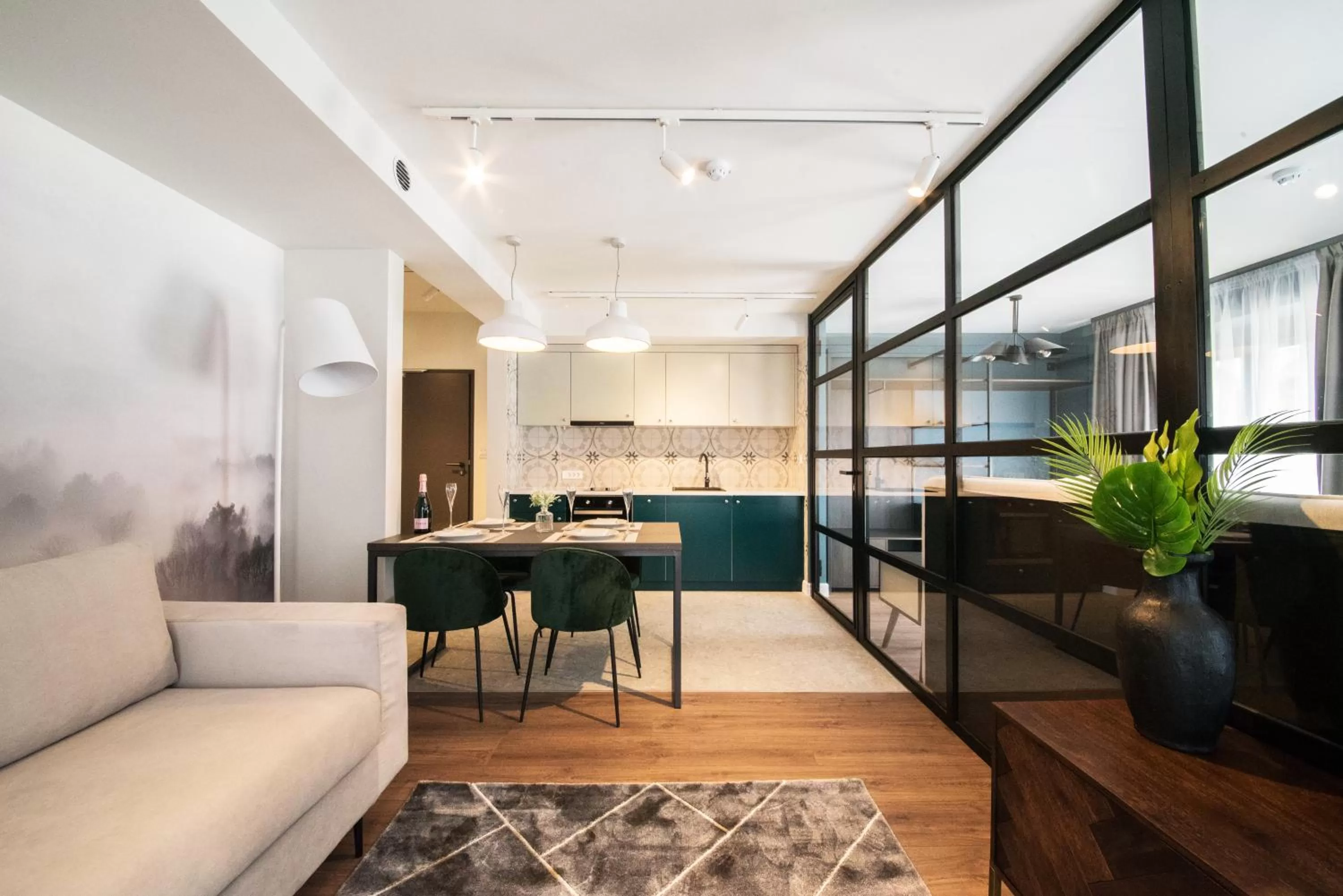 Kitchen or kitchenette in Biador Apartments