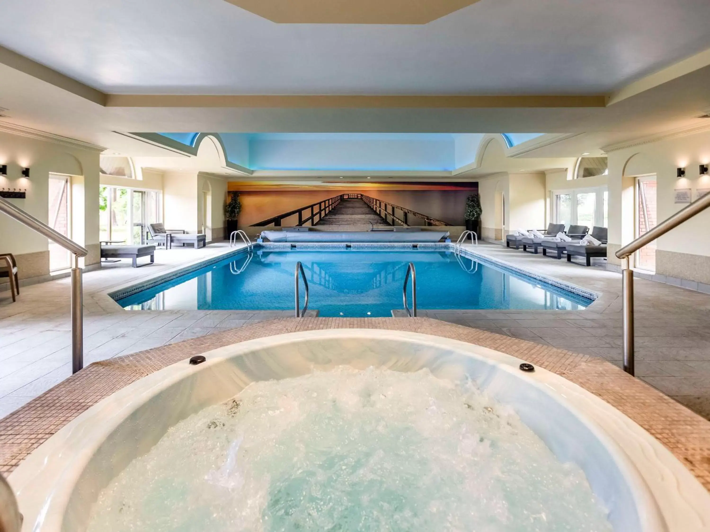 Pool view, Swimming Pool in Mercure Shrewsbury Albrighton Hall Hotel & Spa