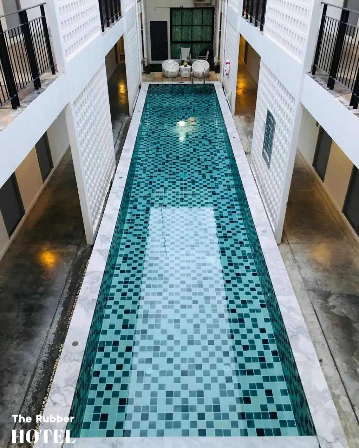 Swimming pool in The Rubber Hotel Phuket Swimming pool in The Rubber Hotel Phuket