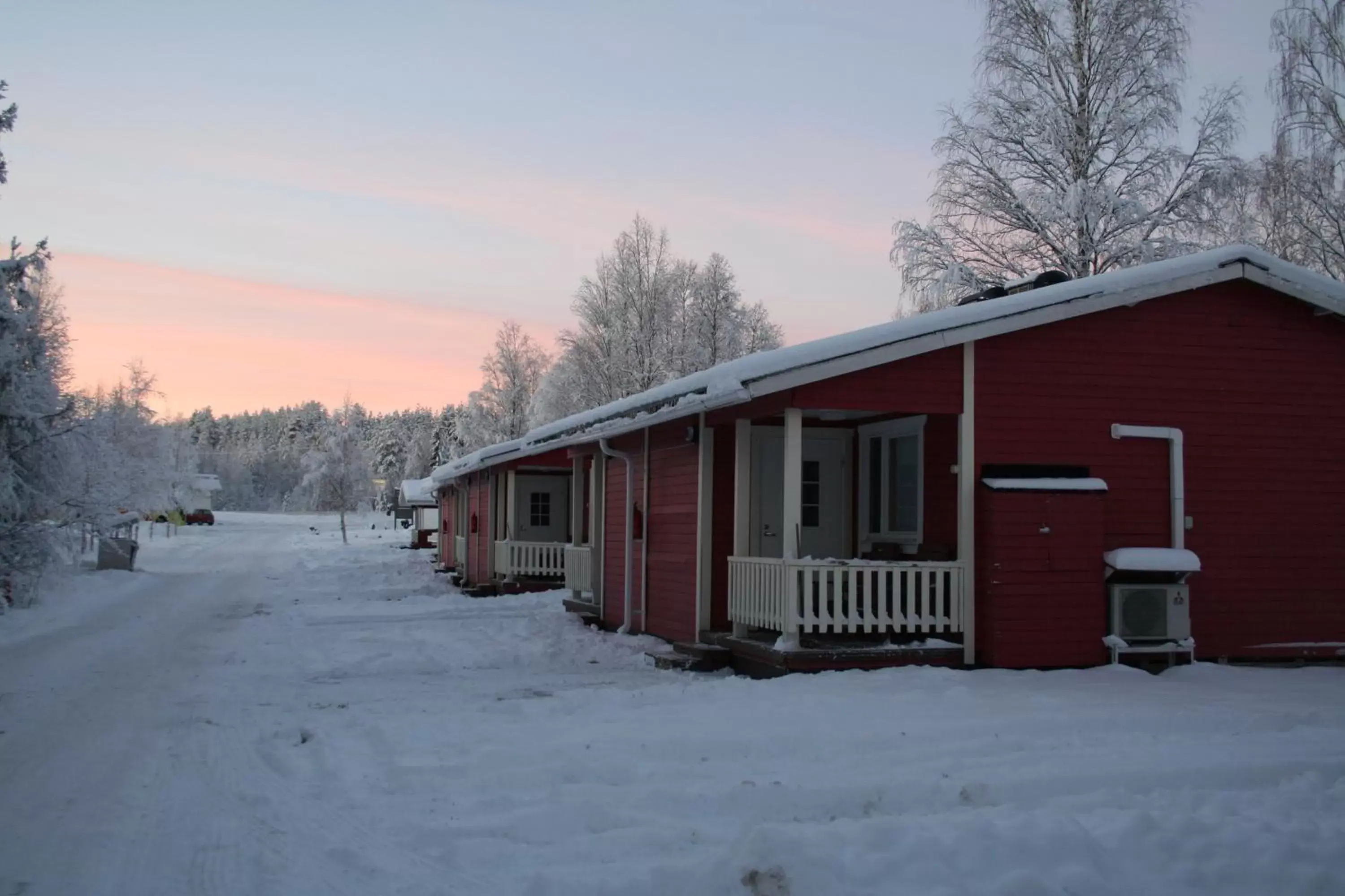 Photo of the whole room, Winter in Motelli Rovaniemi