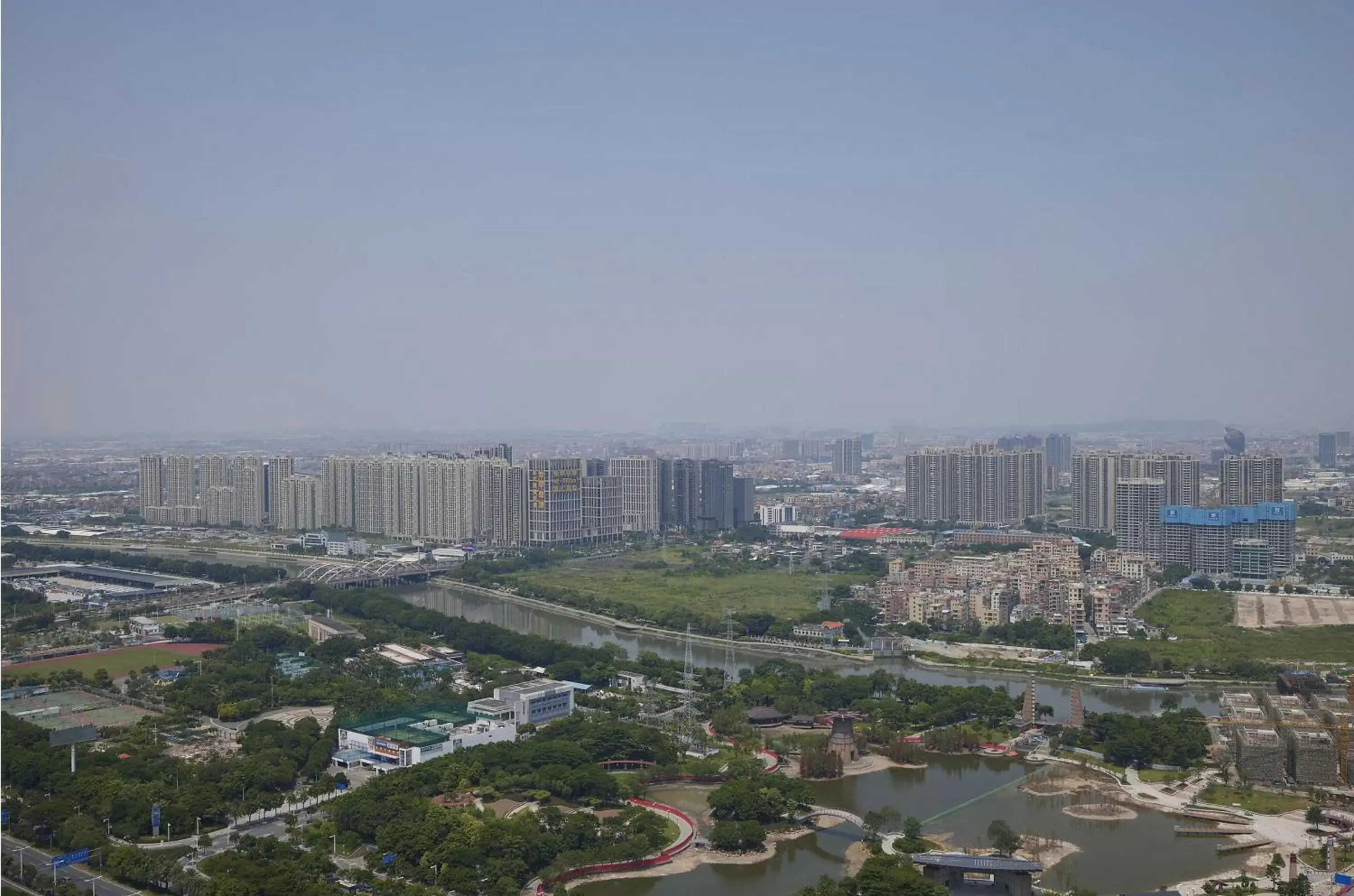 City view, Bird's-eye View in Foshan Marriott Hotel