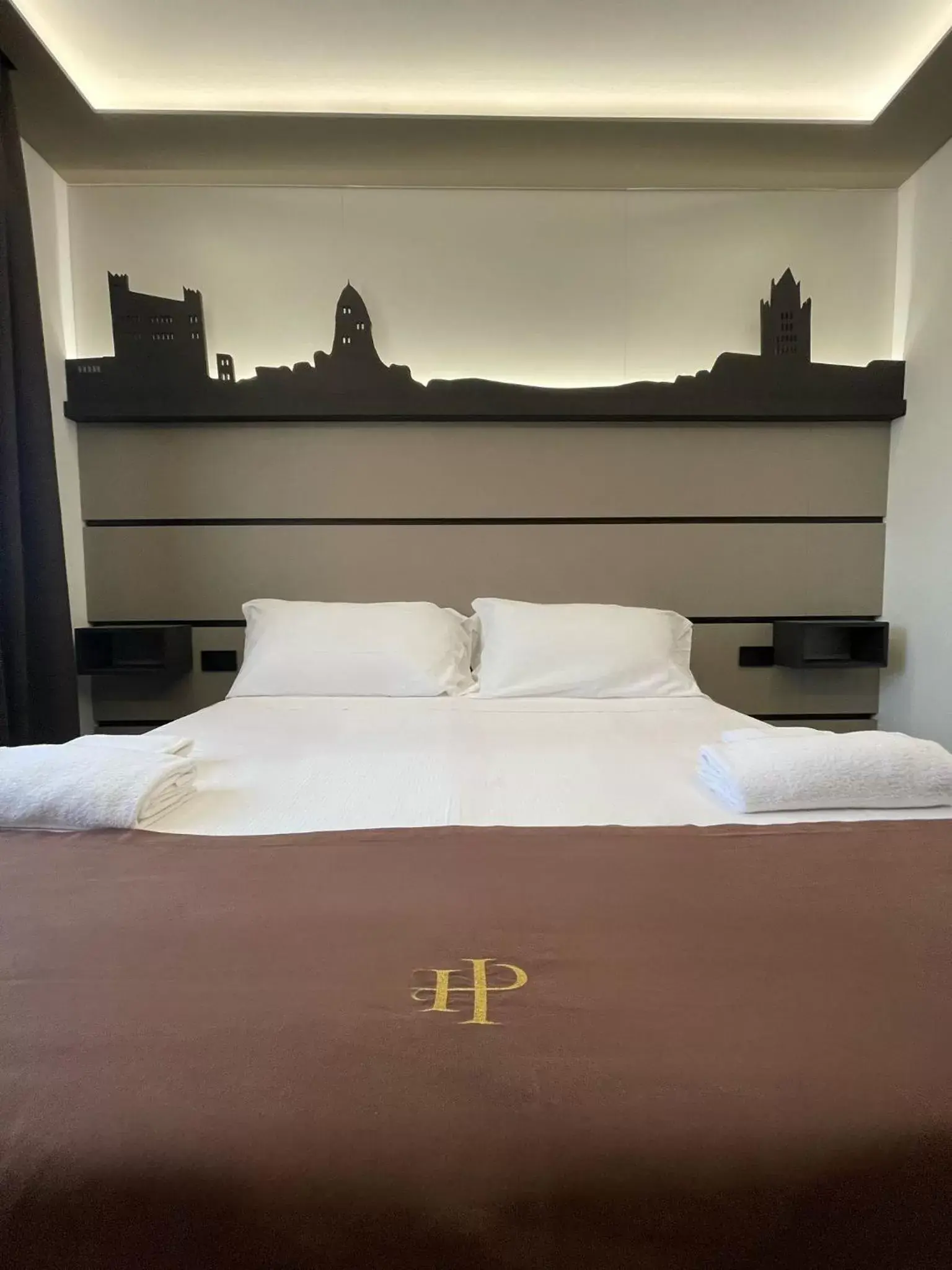 Bed in Palace Hotel Due Ponti