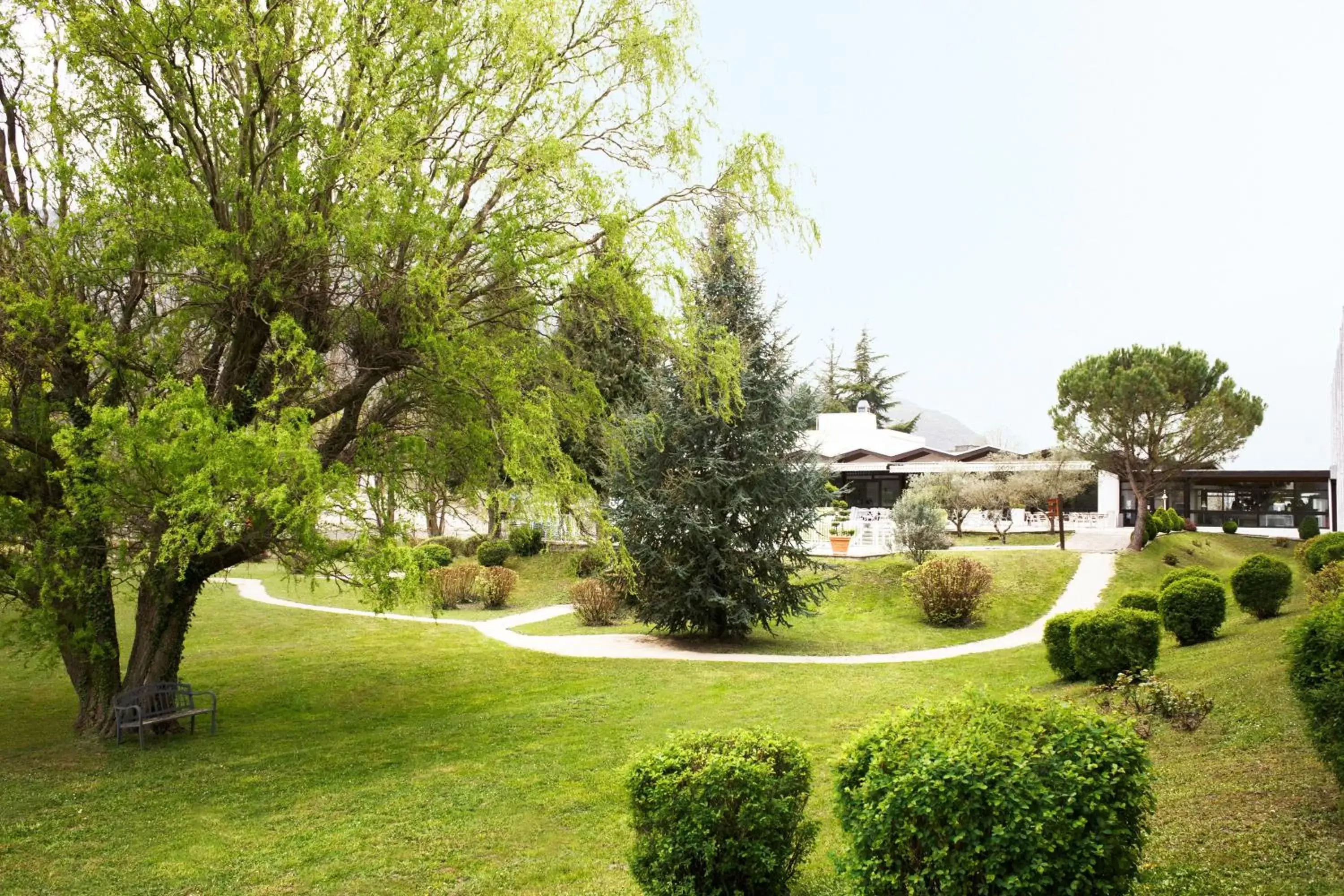 View (from property/room), Garden in Novotel Grenoble Nord Voreppe