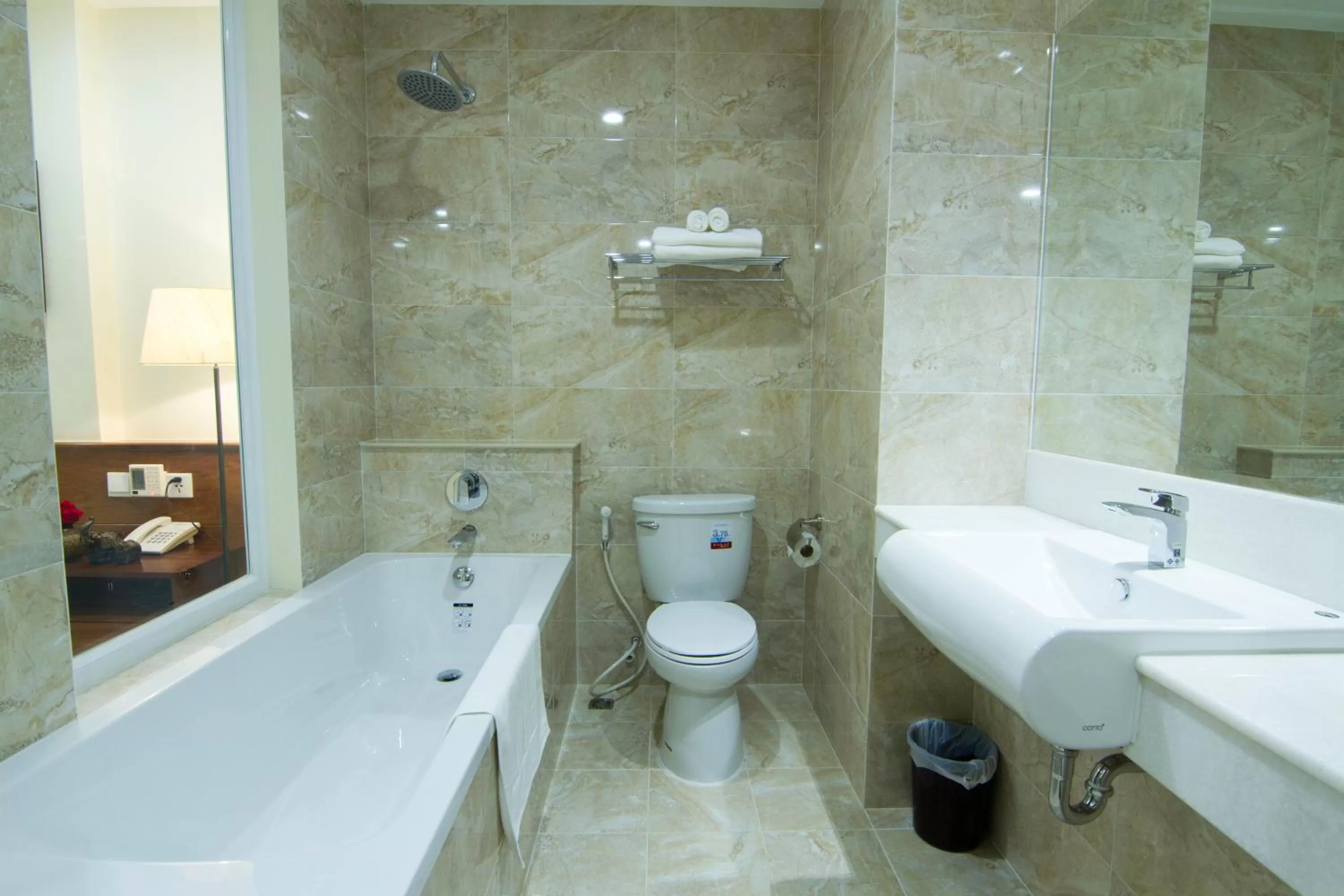 Shower in Rose Emerald Hotel