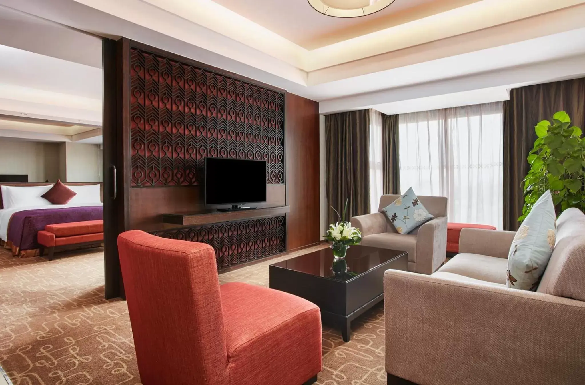 Photo of the whole room, Seating Area in Crowne Plaza Beijing Sun Palace, an IHG Hotel