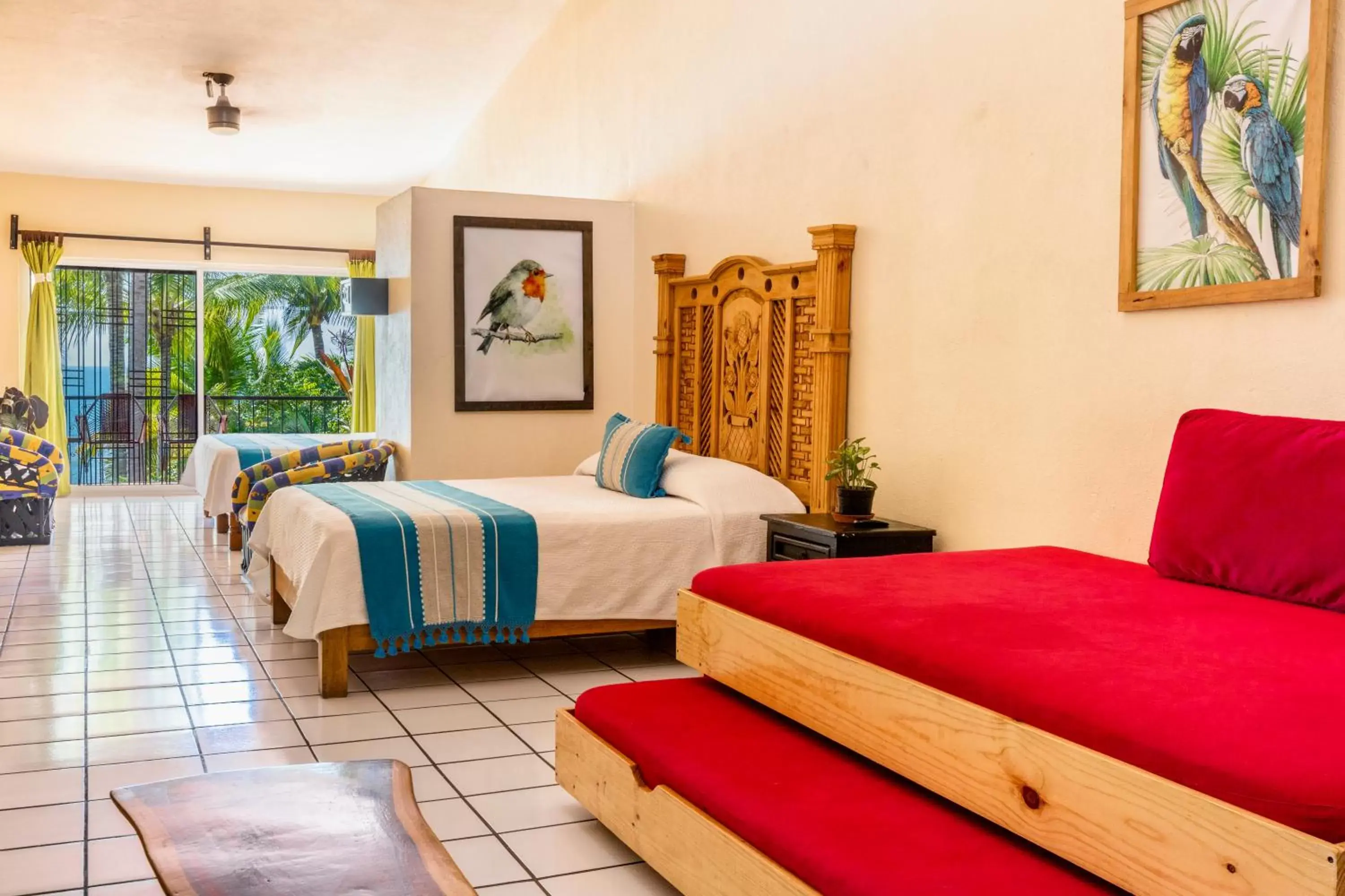 Bed in Casa María Resort