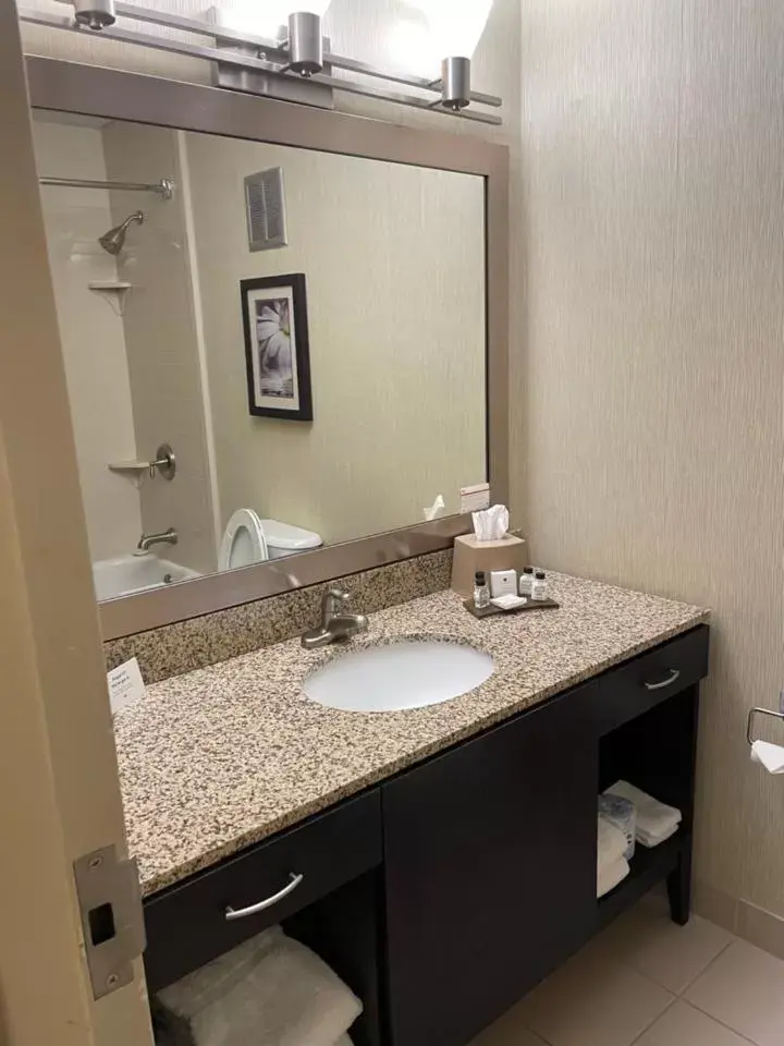 Bathroom in Brandywine Plaza Hotel - SureStay Collection by Best Western