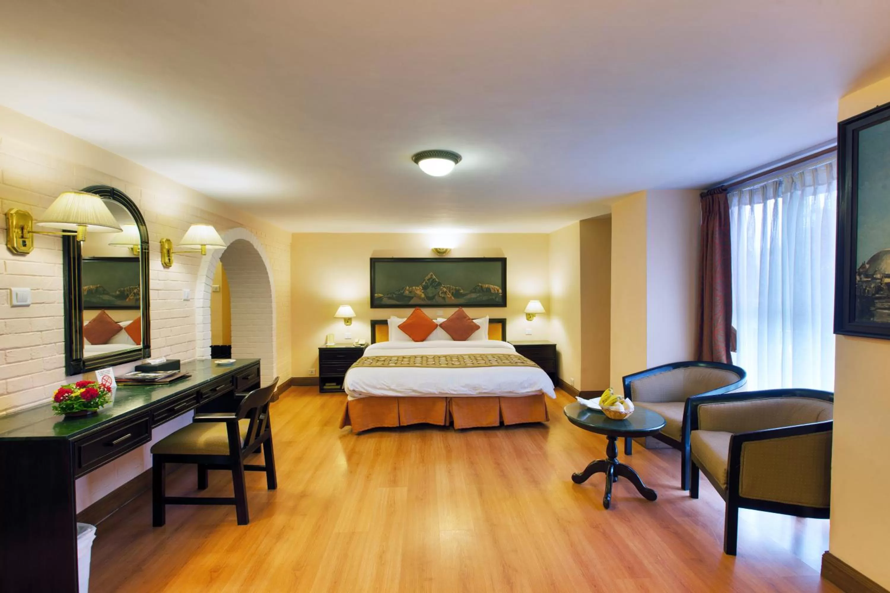 Photo of the whole room, Bed in Hotel Shanker-Palatial Heritage Kathmandu