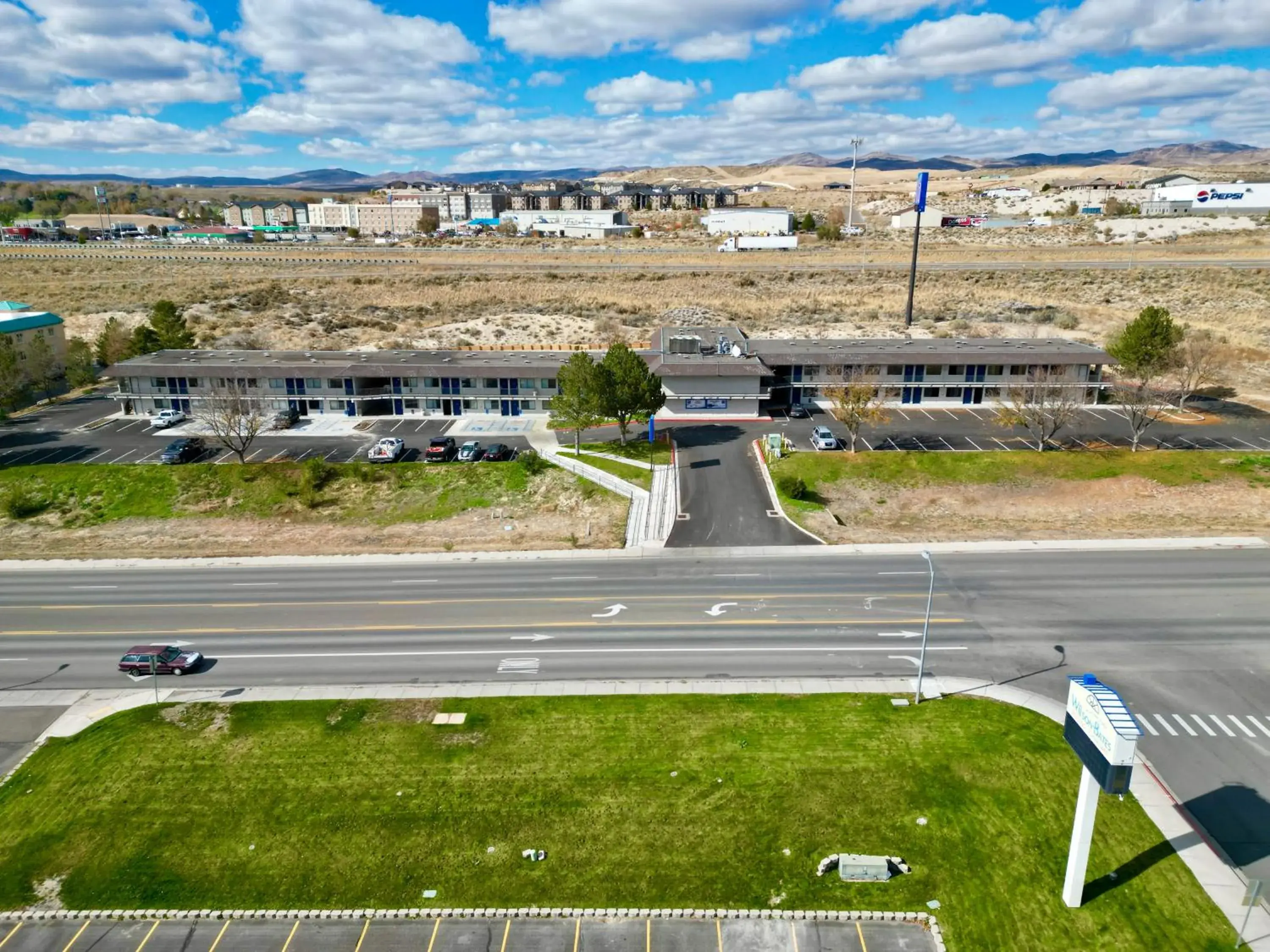Property building, Bird's-eye View in Motel 6-Elko, NV