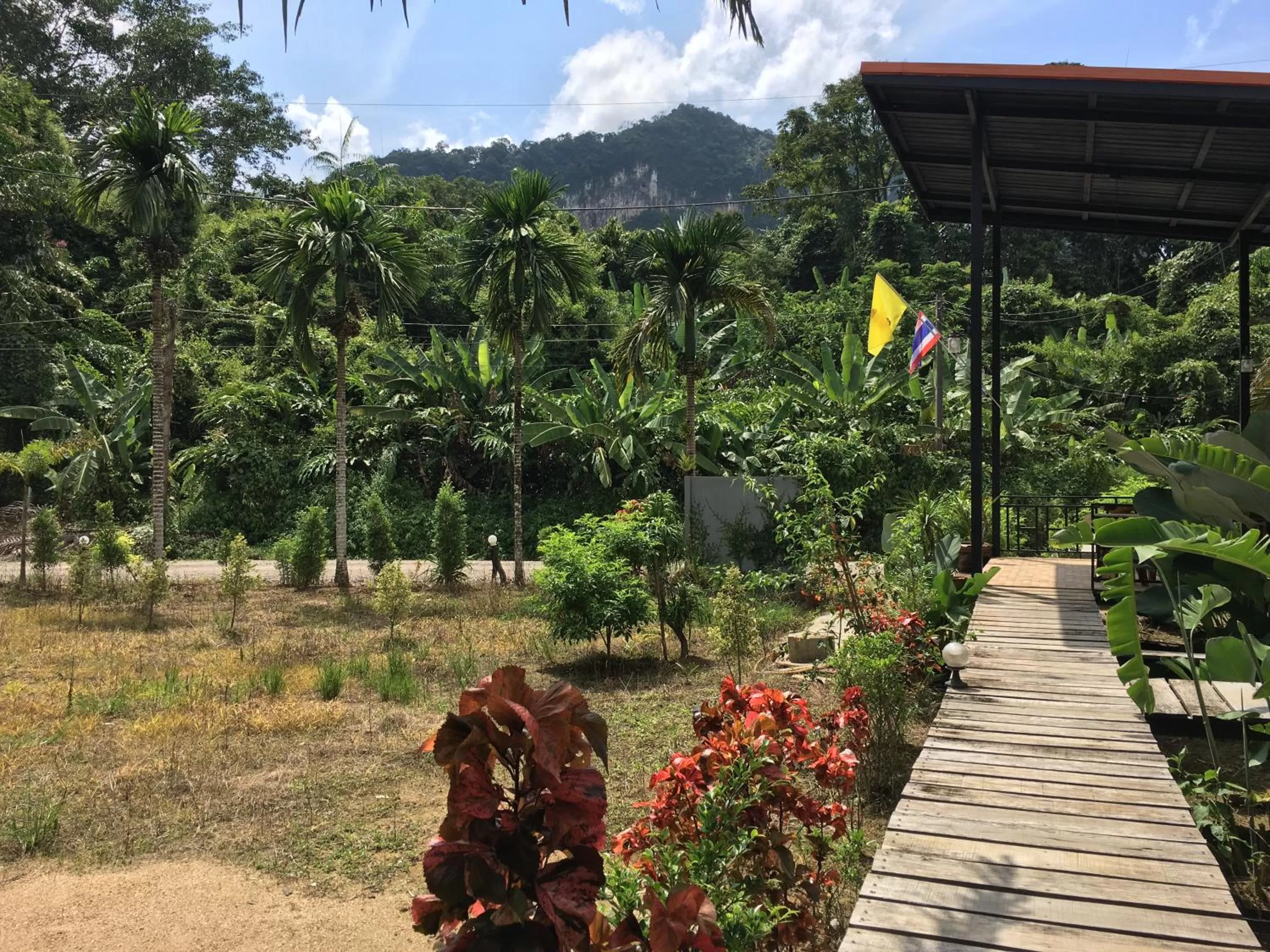 Inner courtyard view in Khao Sok Residence Resort