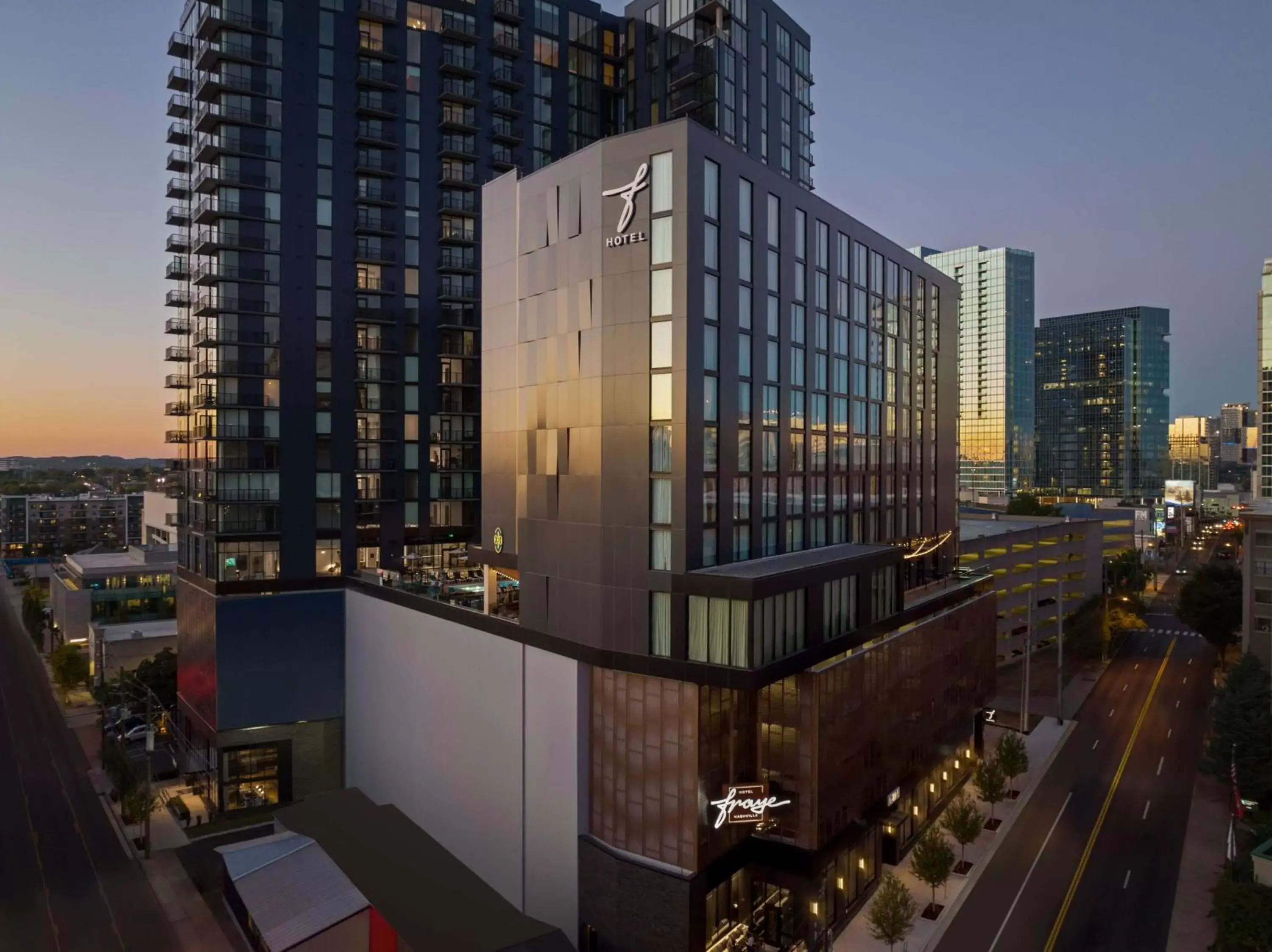 Property building in Hotel Fraye Nashville, Curio Collection By Hilton
