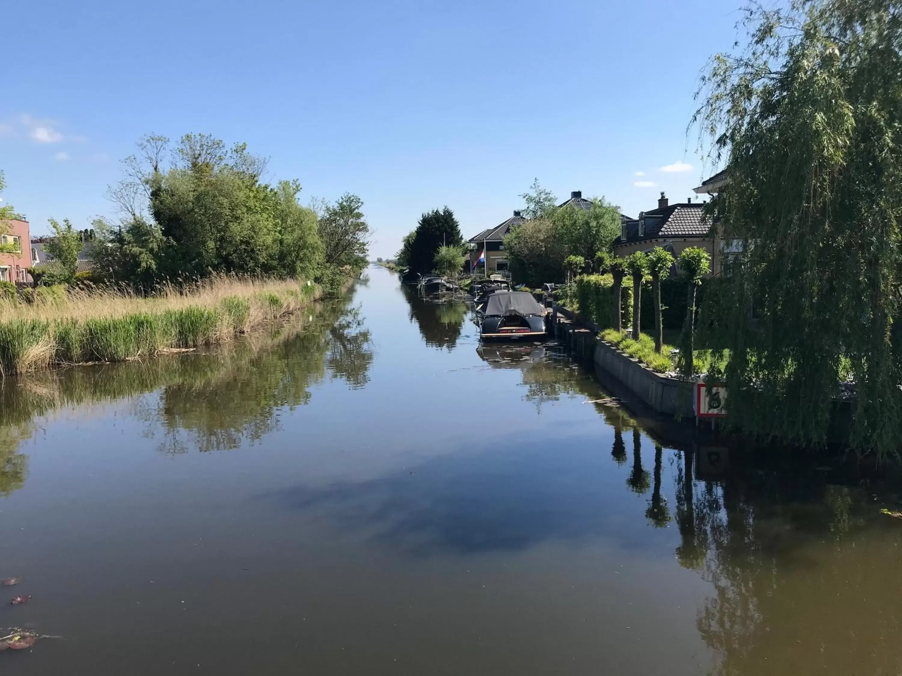 Natural landscape in Bed&Breakfast Maasland