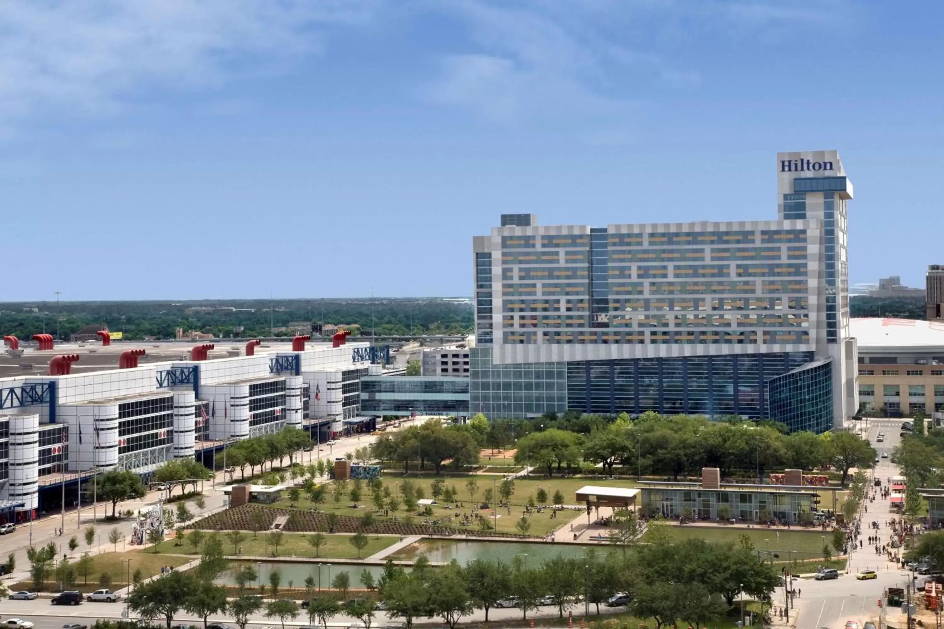 Property building in Hilton Americas- Houston