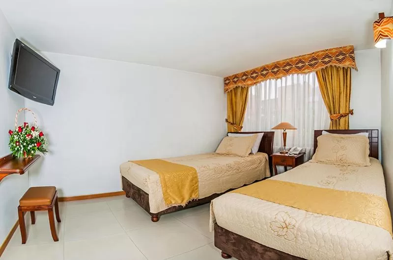 Bed in Hotel Bogotá Gran Marquez