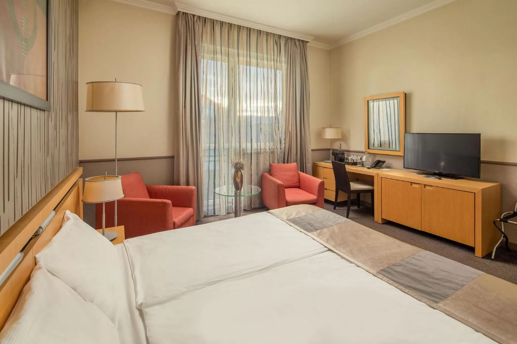 Bed in Mamaison Hotel Andrassy Budapest