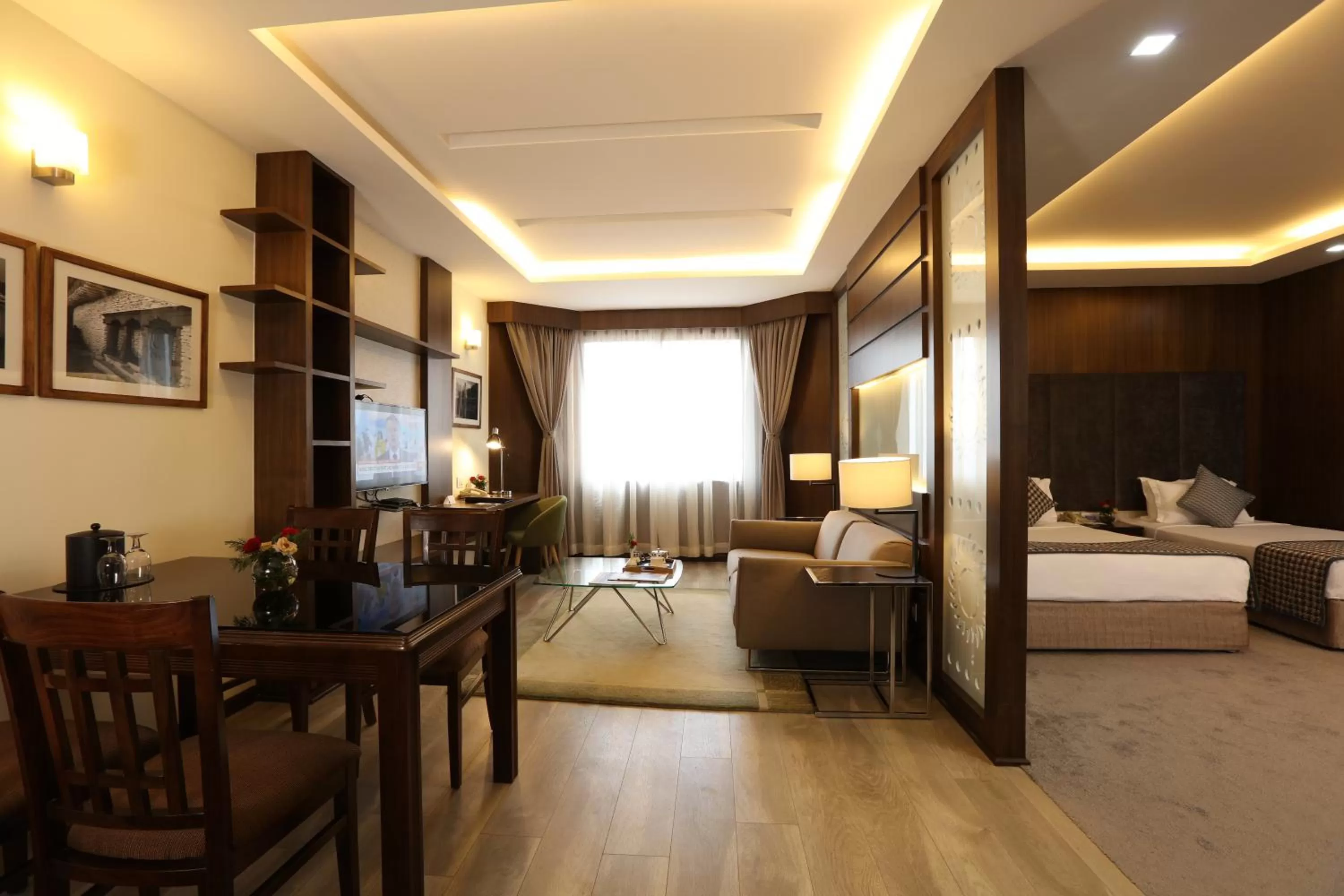 Living room, Bed in Royal Singi Hotel