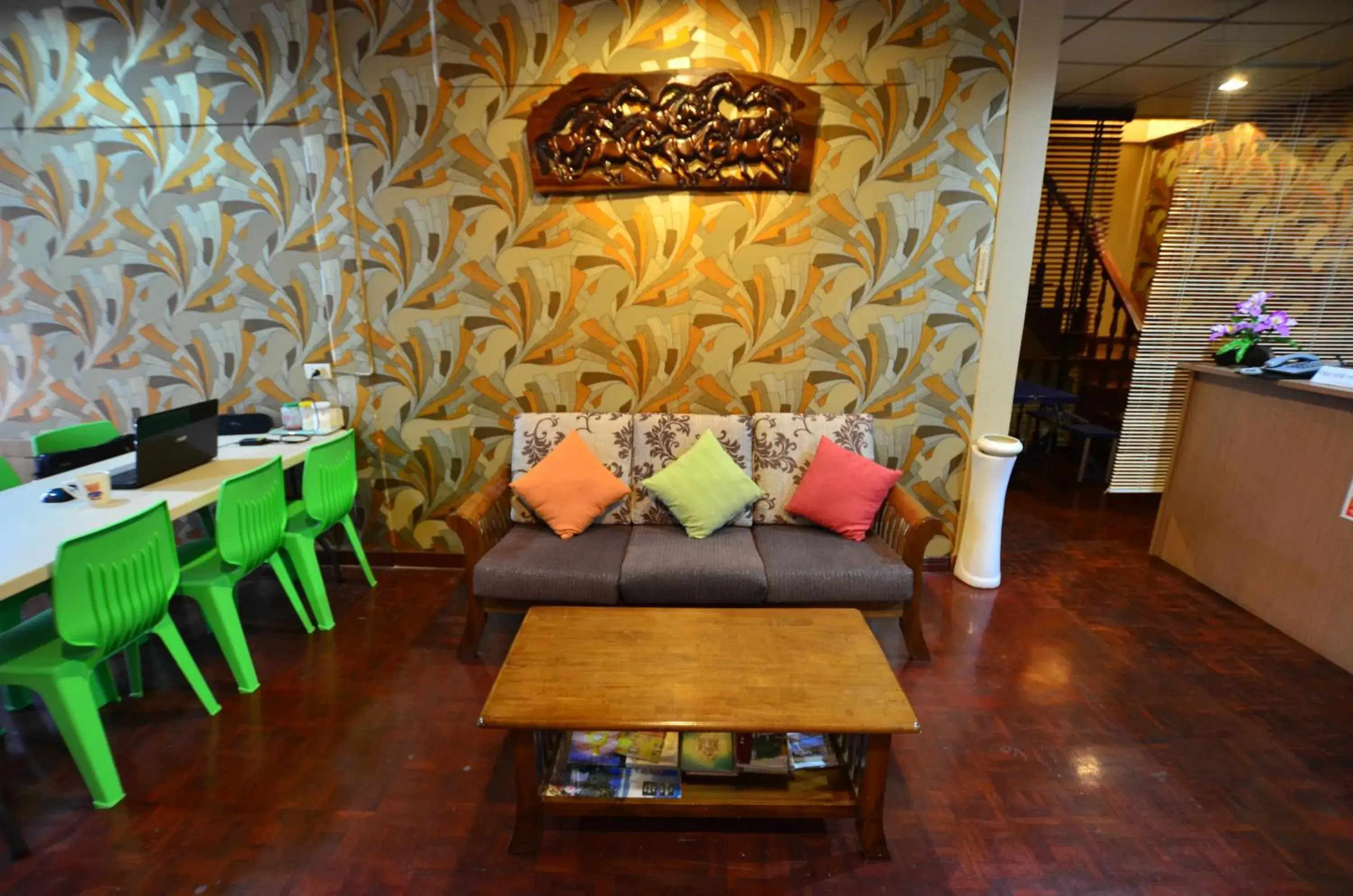 Patio, Seating Area in Decor Do Hostel