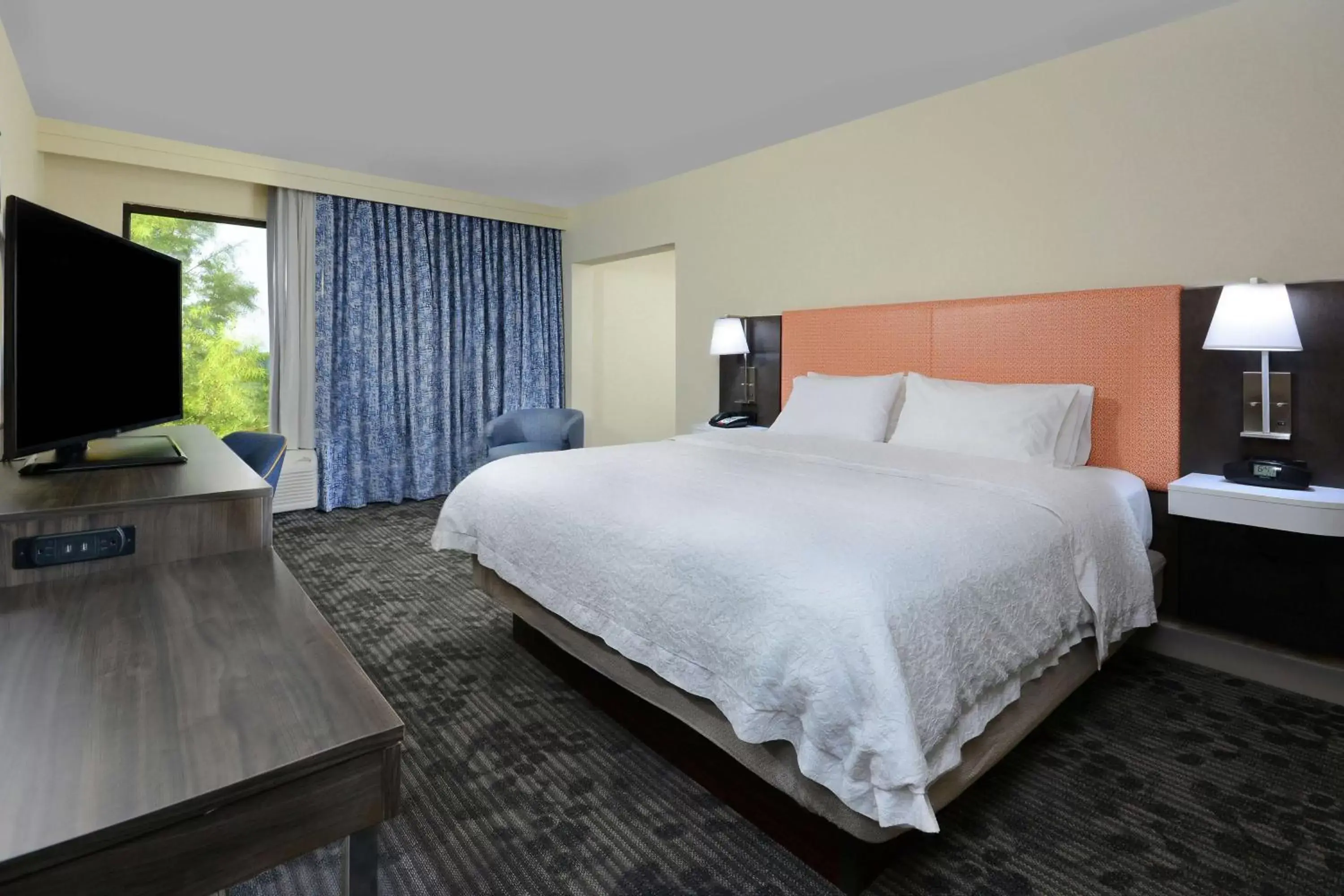 Bedroom, Bed in Hampton Inn & Suites Greenville/Spartanburg I-85