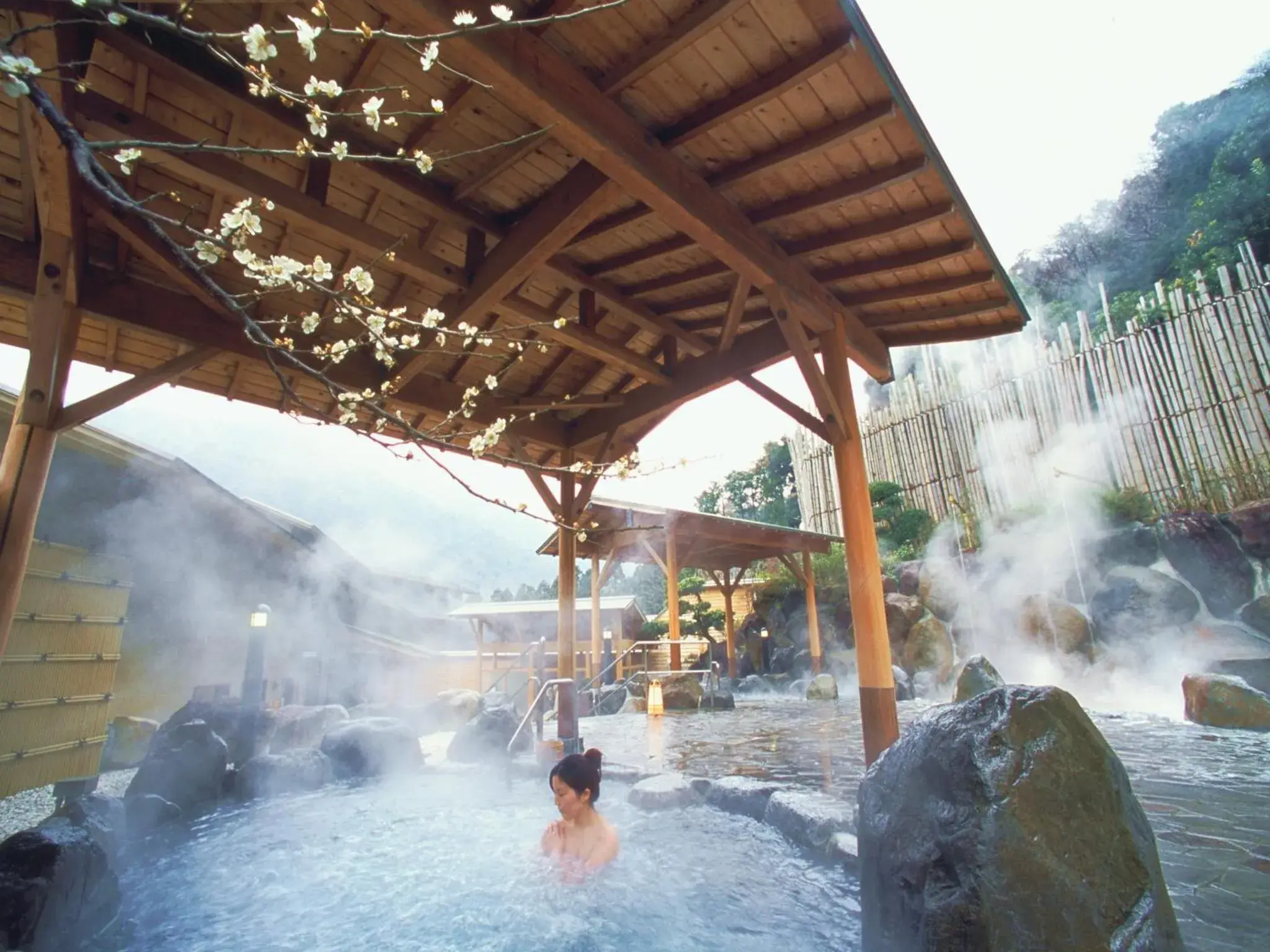 Hot Spring Bath in Hakonenomori Okada Hotel