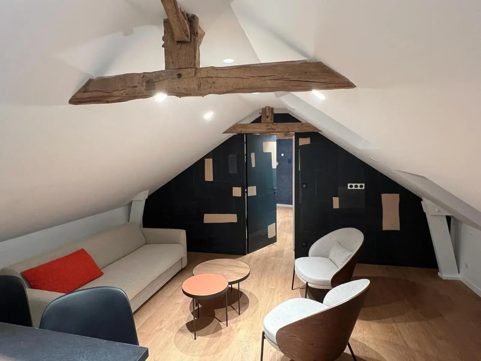 Living room in Hôtel du Château Dinan - Originals Boutique Living room in Hôtel du Château Dinan - Originals Boutique