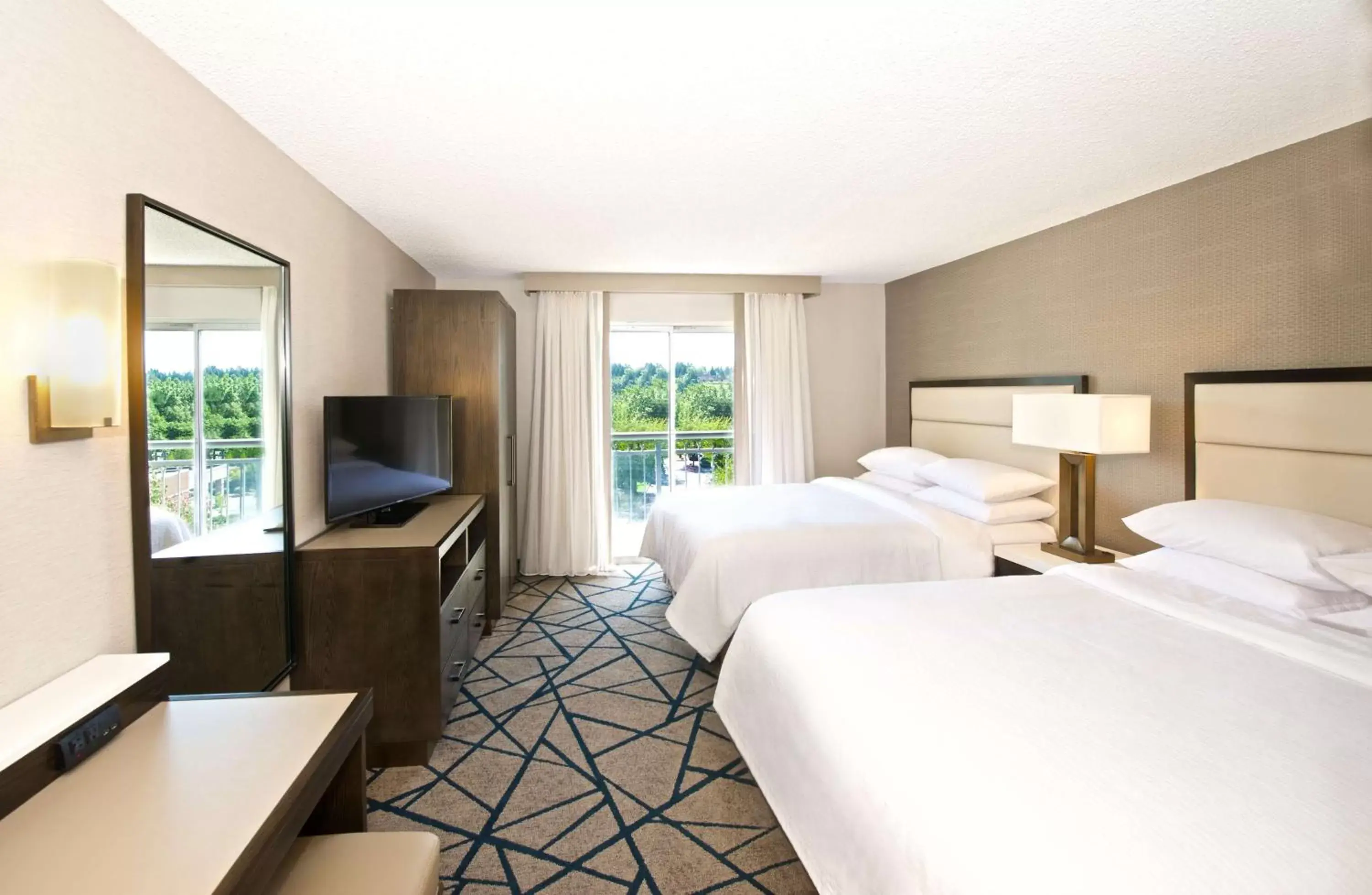 Premium Queen Suite with Two Queen Beds - Non-Smoking in Embassy Suites by Hilton Seattle Bellevue Premium Queen Suite with Two Queen Beds - Non-Smoking in Embassy Suites by Hilton Seattle Bellevue