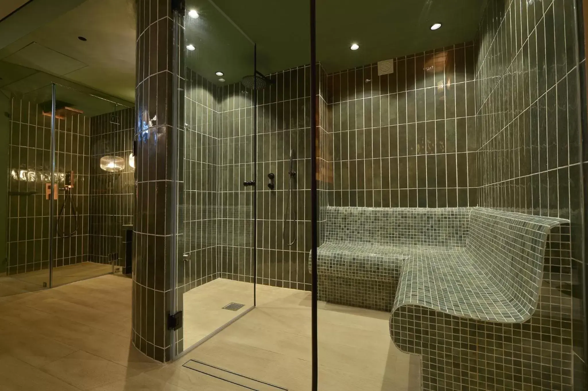 Steam room, Bathroom in Aktaion Beach Boutique Hotel & Spa