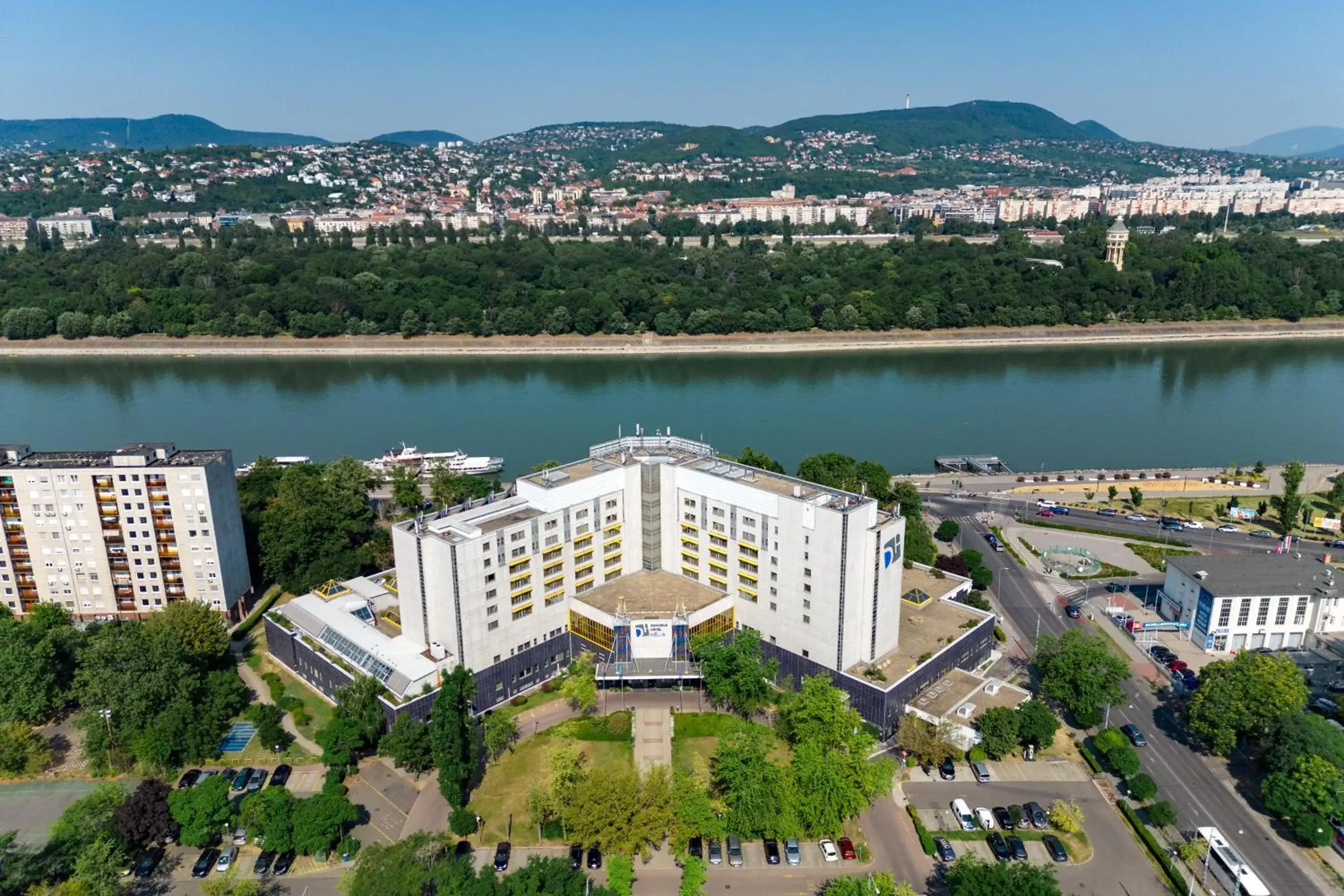 Property building, Bird's-eye View in Danubius Hotel Helia