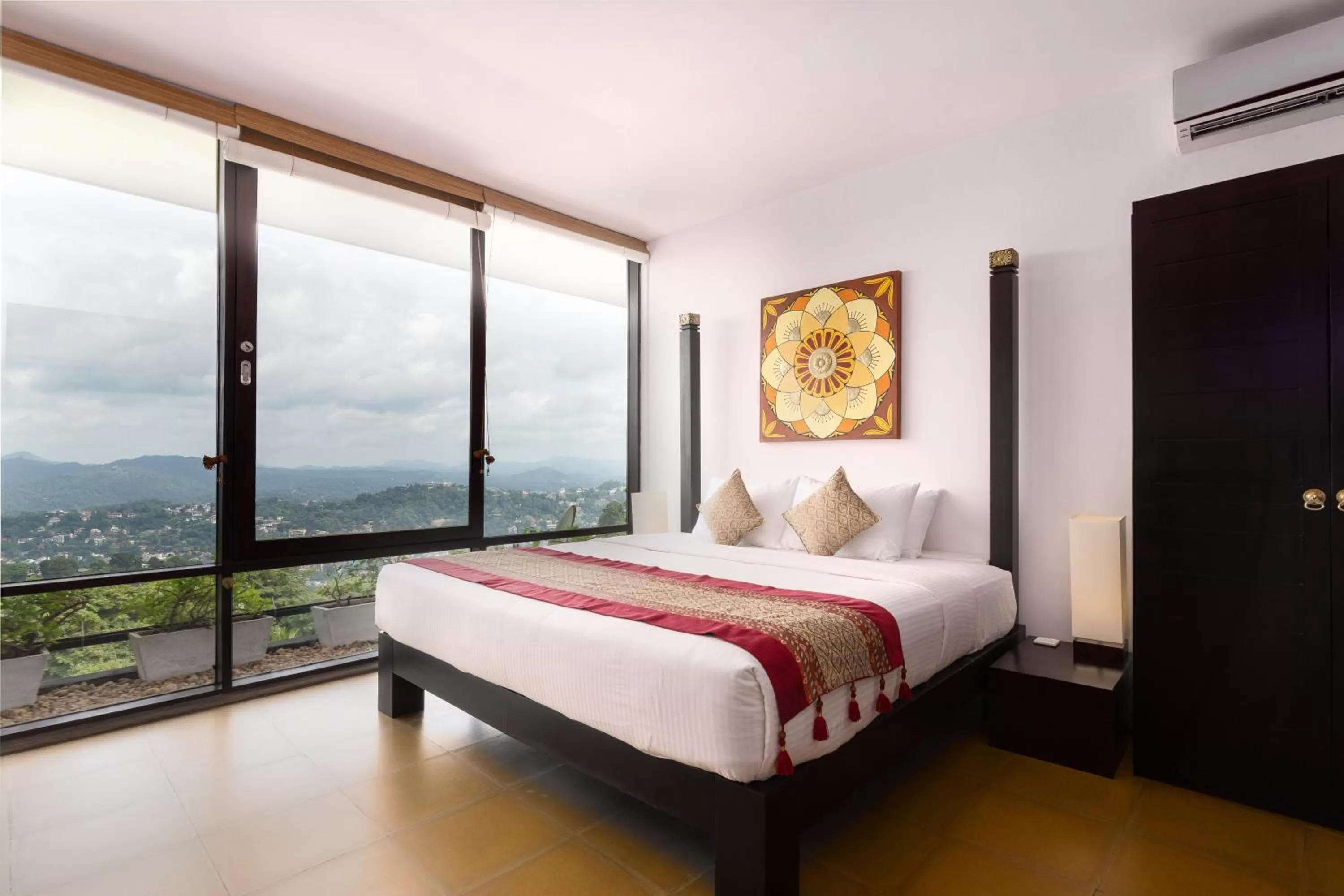 Bedroom, Bed in The Theva Residency