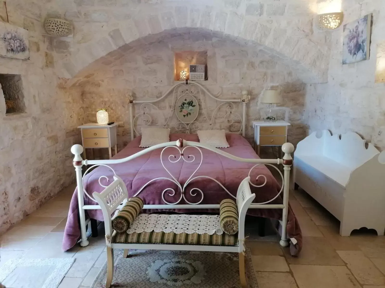 Bed in L'Isola Felice e Trulli Sotto Le Stelle