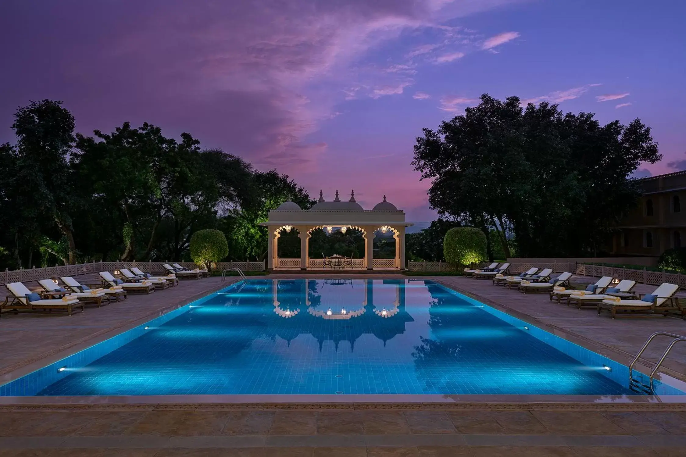 Swimming pool in Trident Udaipur