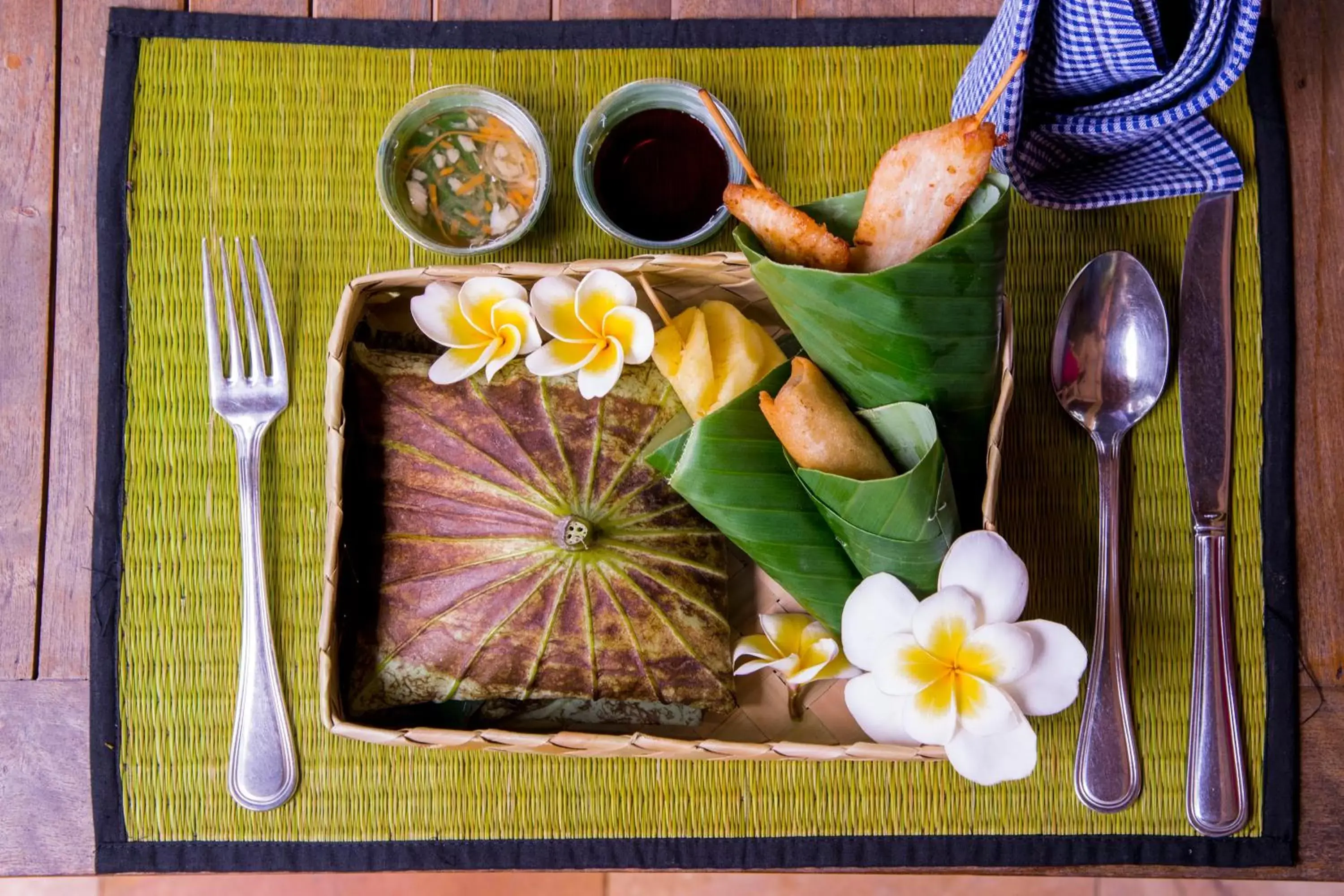 Buffet breakfast in Maisons Wat Kor Buffet breakfast in Maisons Wat Kor